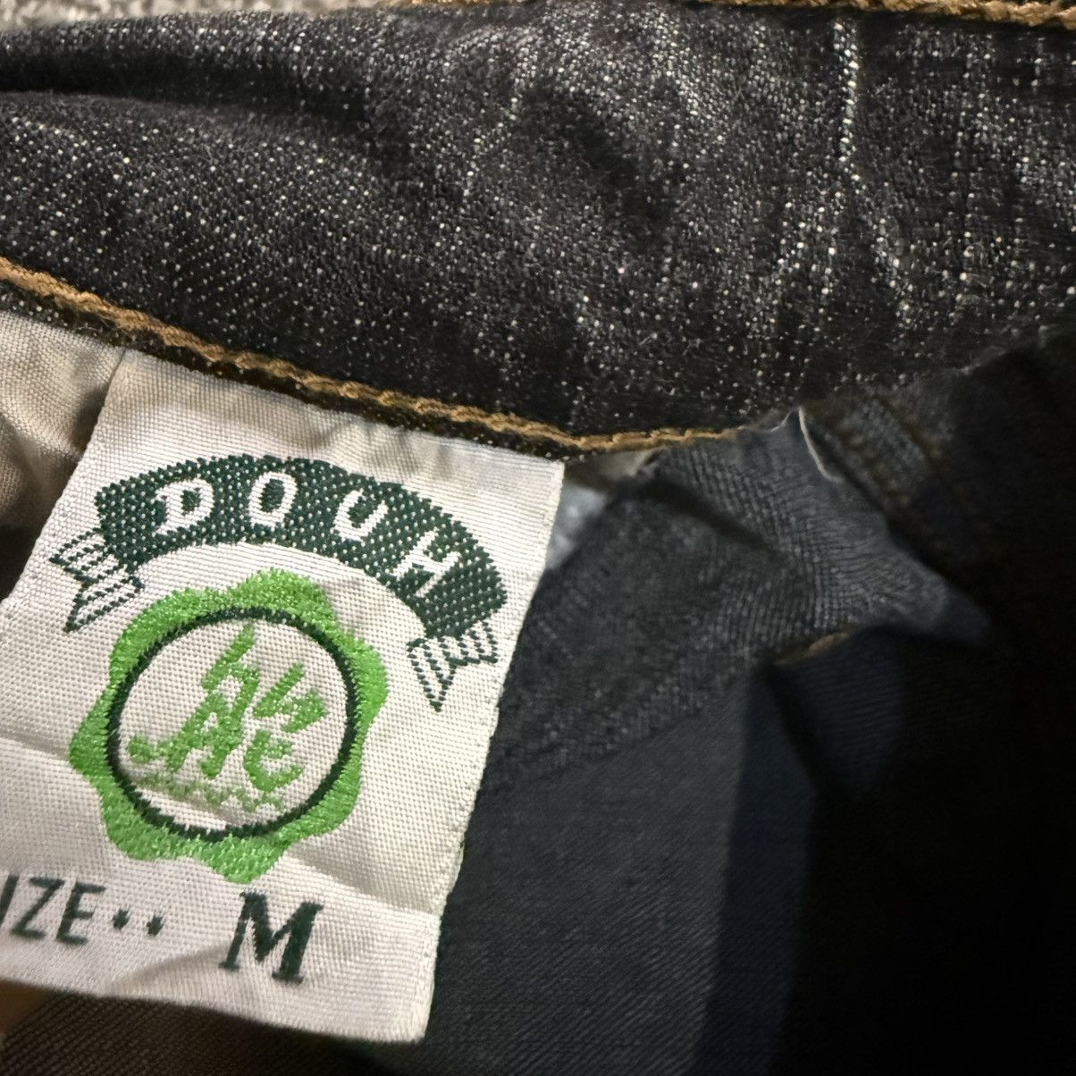 Le Grande Bleu (L.G.B.) 🔥🇯🇵 Y2K Japanese D-Douh Wash Out Punk Grunge Distressed Denim Size US 29 - 15 Thumbnail
