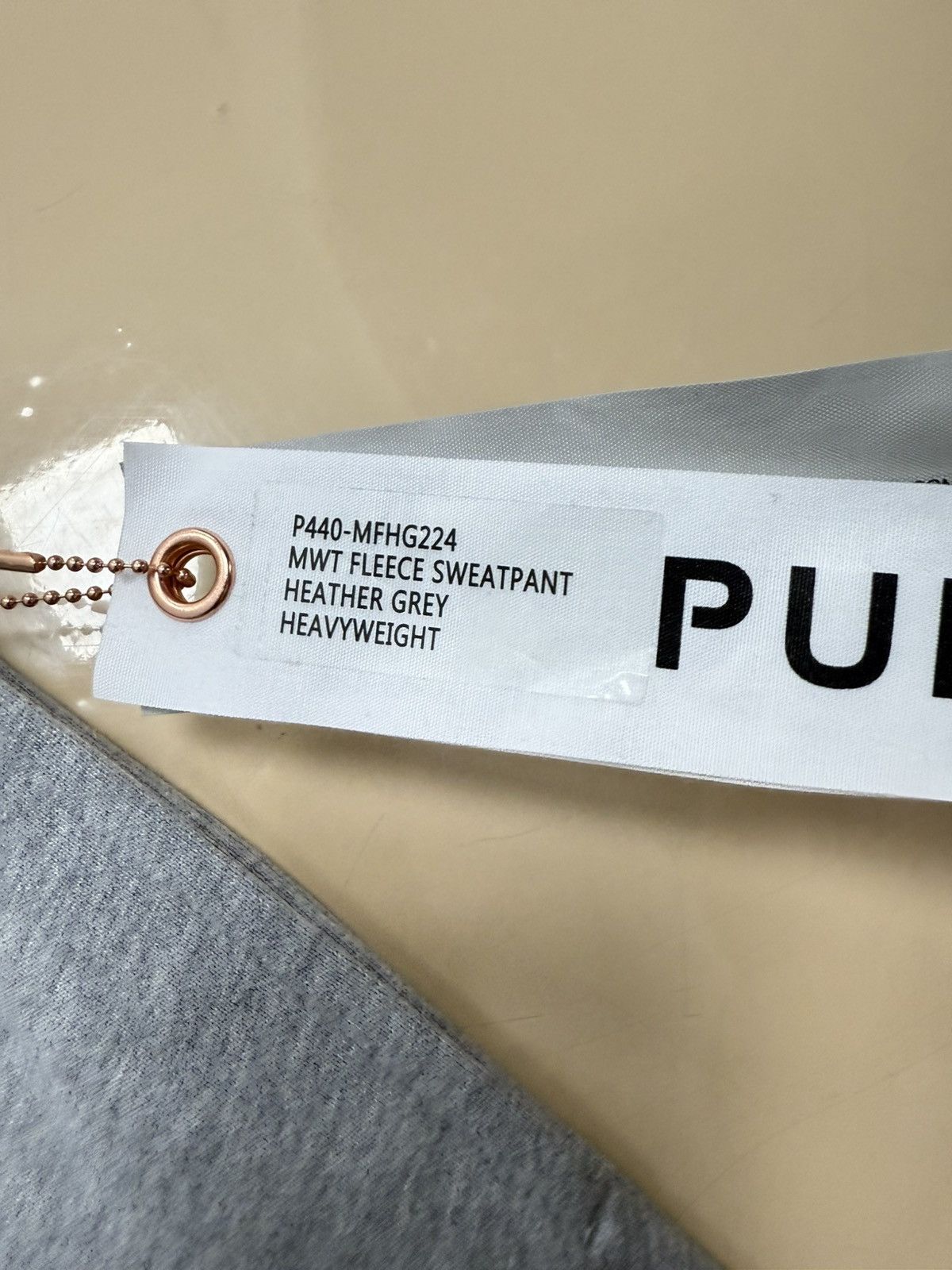 Purple Brand Purple Brand Fleece Heather Gray Size US 32 / EU 48 - 3 Thumbnail