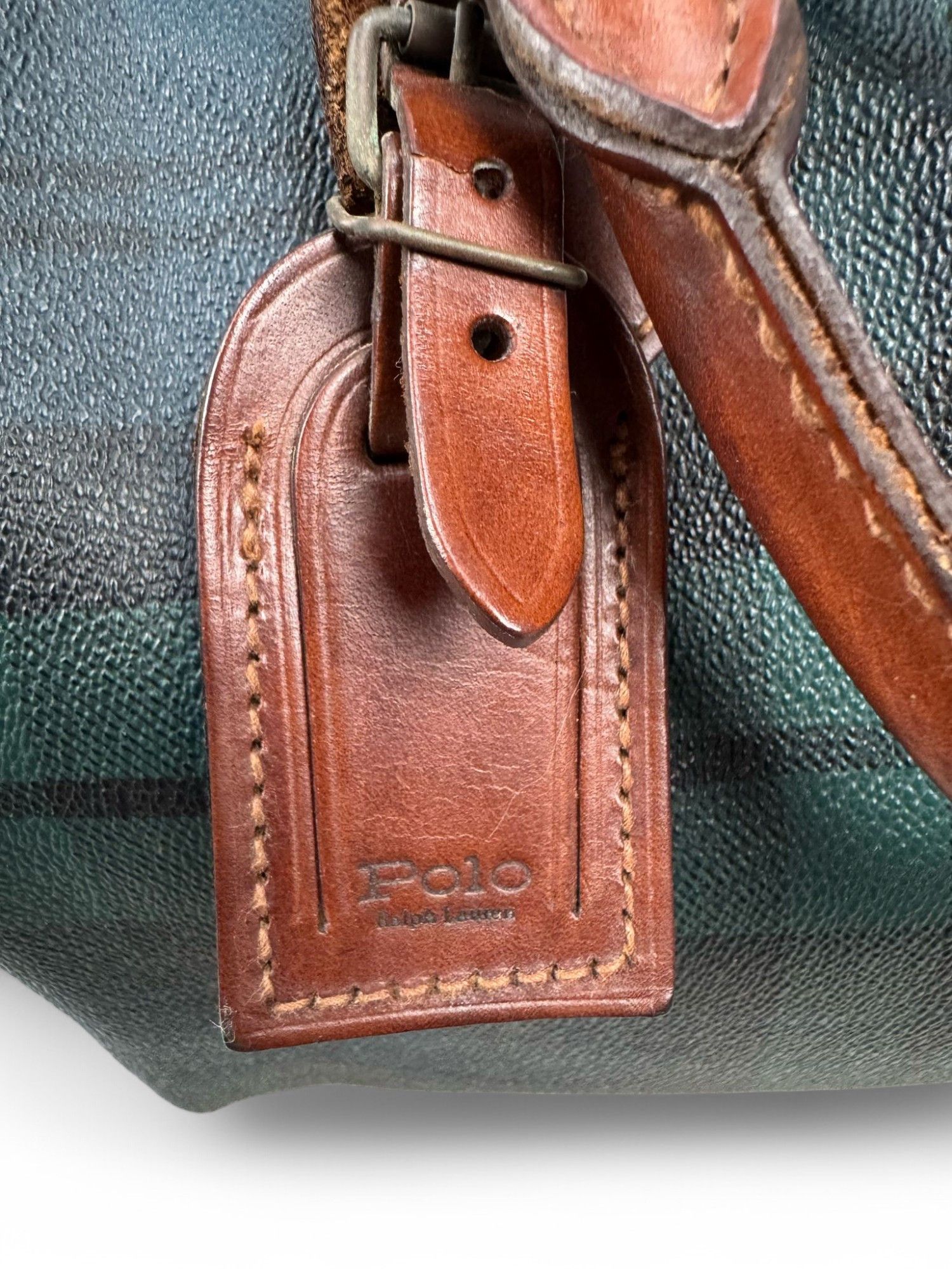 Polo Ralph Lauren Ralph Lauren - Blackwatch Plaid Green Handbag Boston Size ONE SIZE - 15 Thumbnail