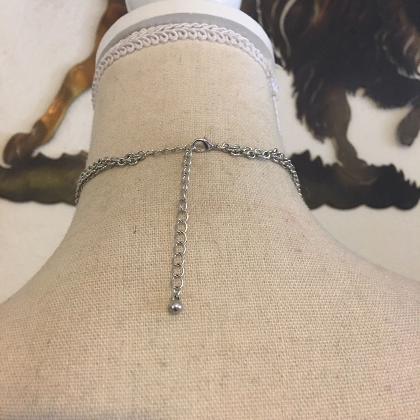 Jewelry Silver tone “BABE” chain link choker necklace Size ONE SIZE - 5 Thumbnail