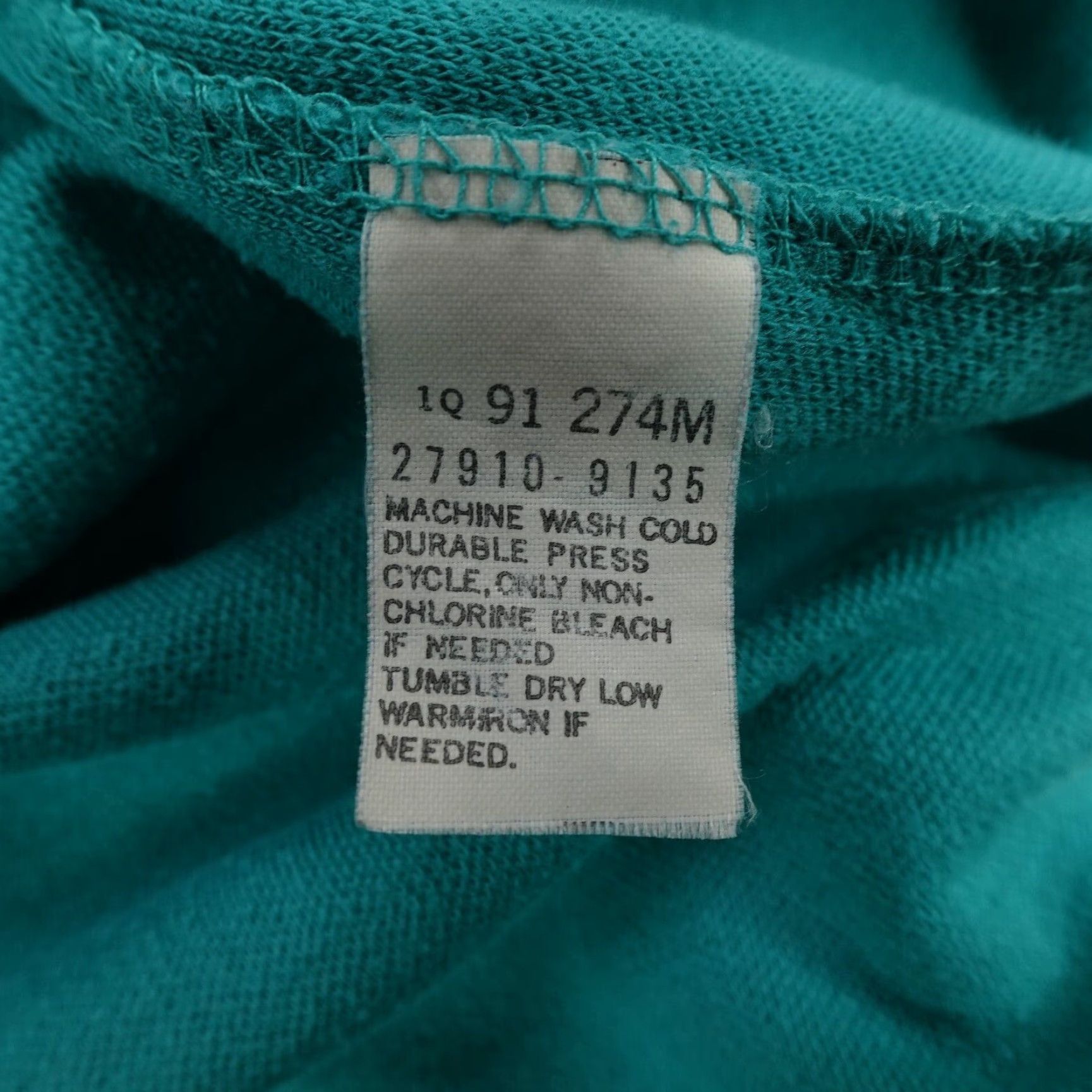 Levi's VINTAGE Levis Polo Shirt Small Mens Blue Teal Short Sleeve Logo Rugby 90s 1991 Size US S / EU 44-46 / 1 - 4 Thumbnail