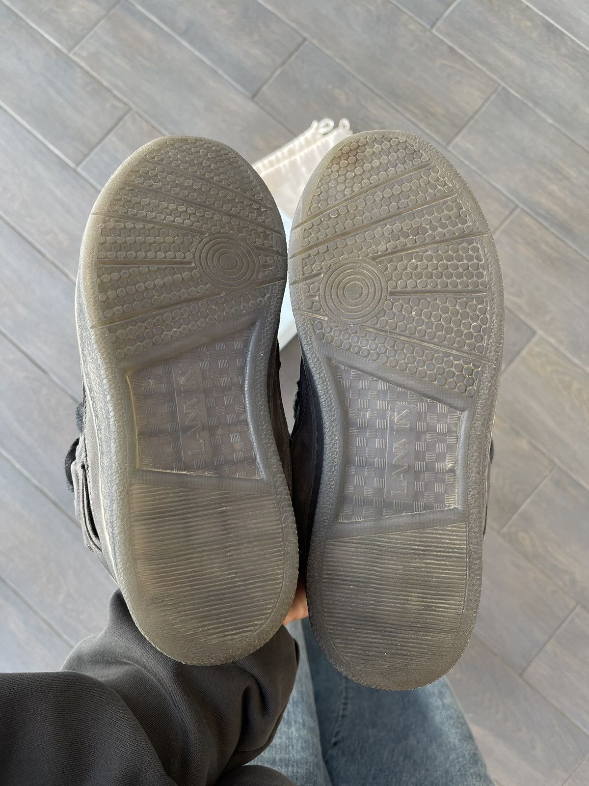 Lanvin Lanvin Curb Sneakers Grey Size US 9 / EU 42 - 11 Thumbnail