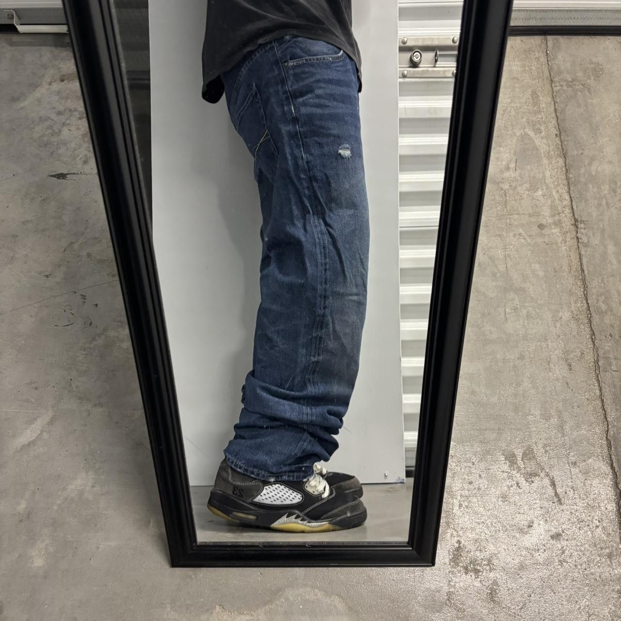 Vintage Crazy Vintage Y2K/2000s Grunge Faded Dark Wash Denim Jeans! 36x32 Size US 36 / EU 52 - 2 Thumbnail