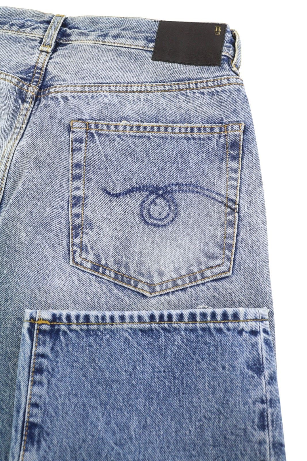 R13 BOYFRIEND 28 Jasper Faded Blue RRP699 87193 Size 28" / US 6 / IT 42 - 6 Thumbnail