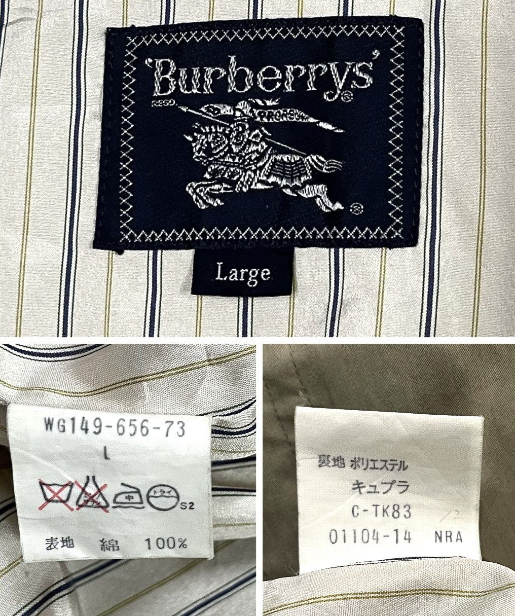 Burberry VINTAGE 90s BURBERRYS LUXURY LOGO BUTTON ZIPPER JACKET Size US L / EU 52-54 / 3 - 6 Thumbnail