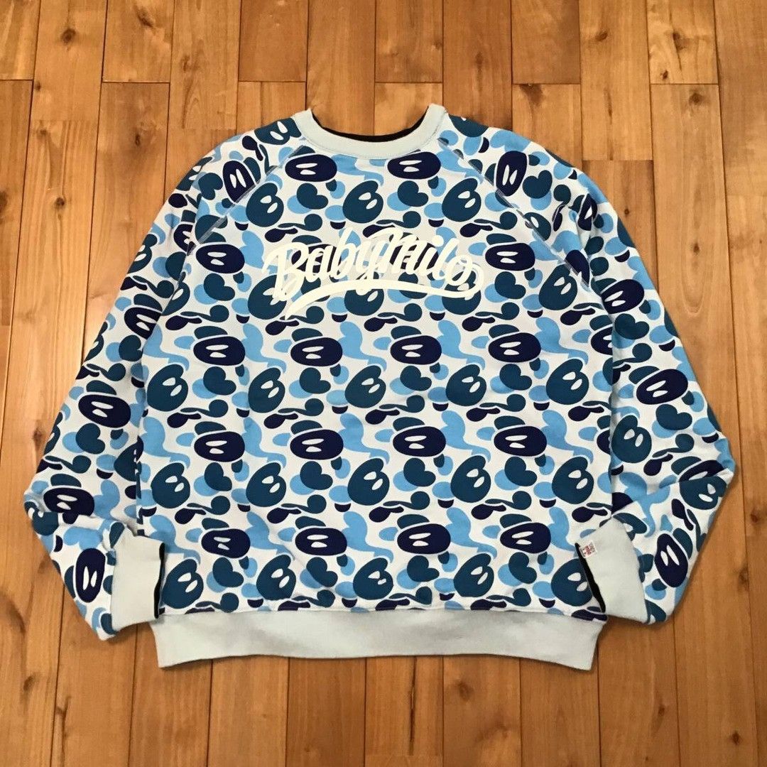 Bape 🔥Reversible🔥 Milo Camo sweat shirt a bathing ape NIGO Size US L / EU 52-54 / 3 - 2 Thumbnail