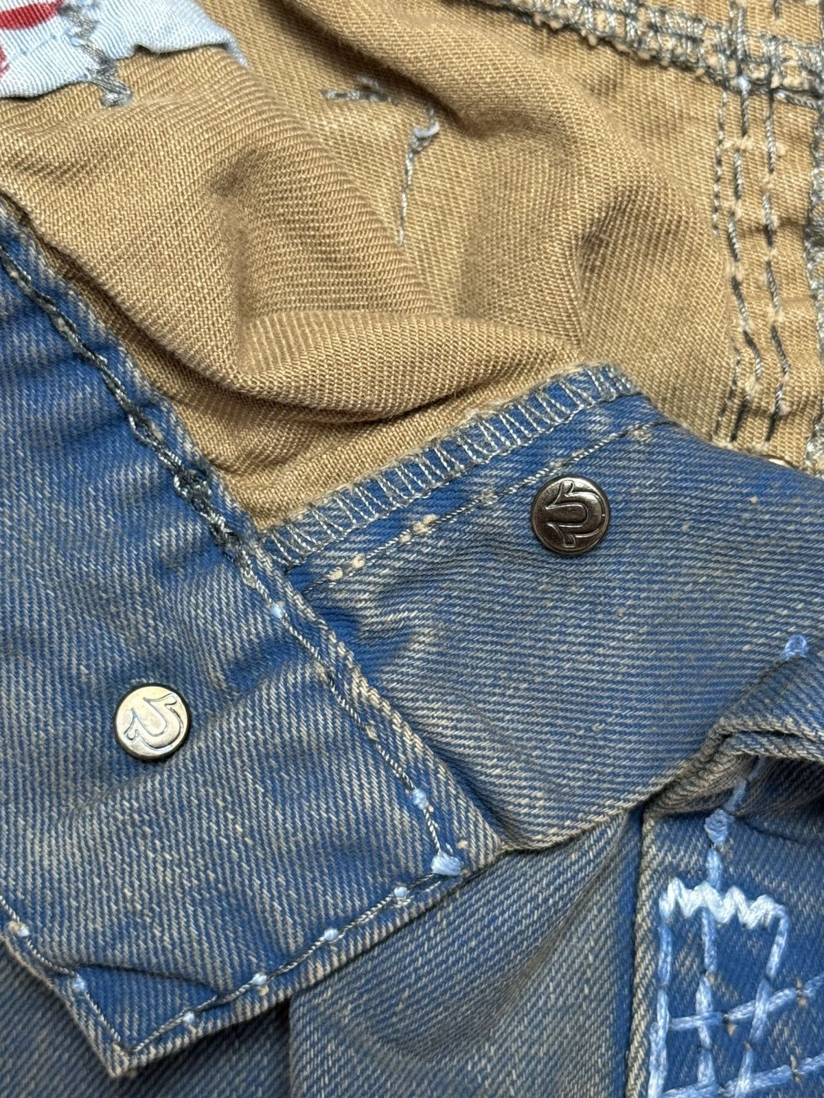 True Religion True Religion Vintage Ricky Super T Distressed Y2K Jeans Size US 36 / EU 52 - 10 Thumbnail