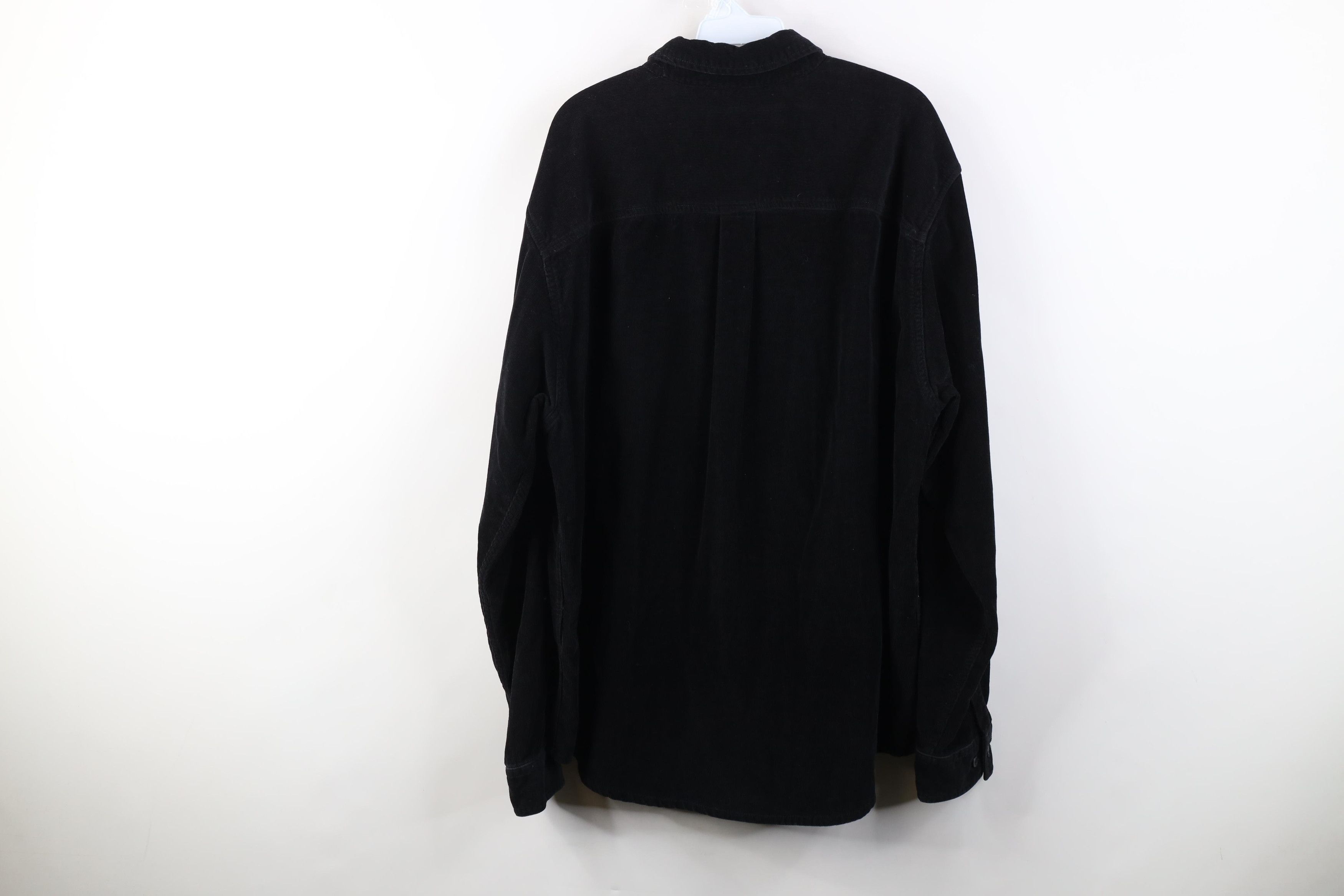 Eddie Bauer Vintage 90s Y2K Eddie Bauer Collared Button Down Shirt Black Size US XL / EU 56 / 4 - 9 Thumbnail