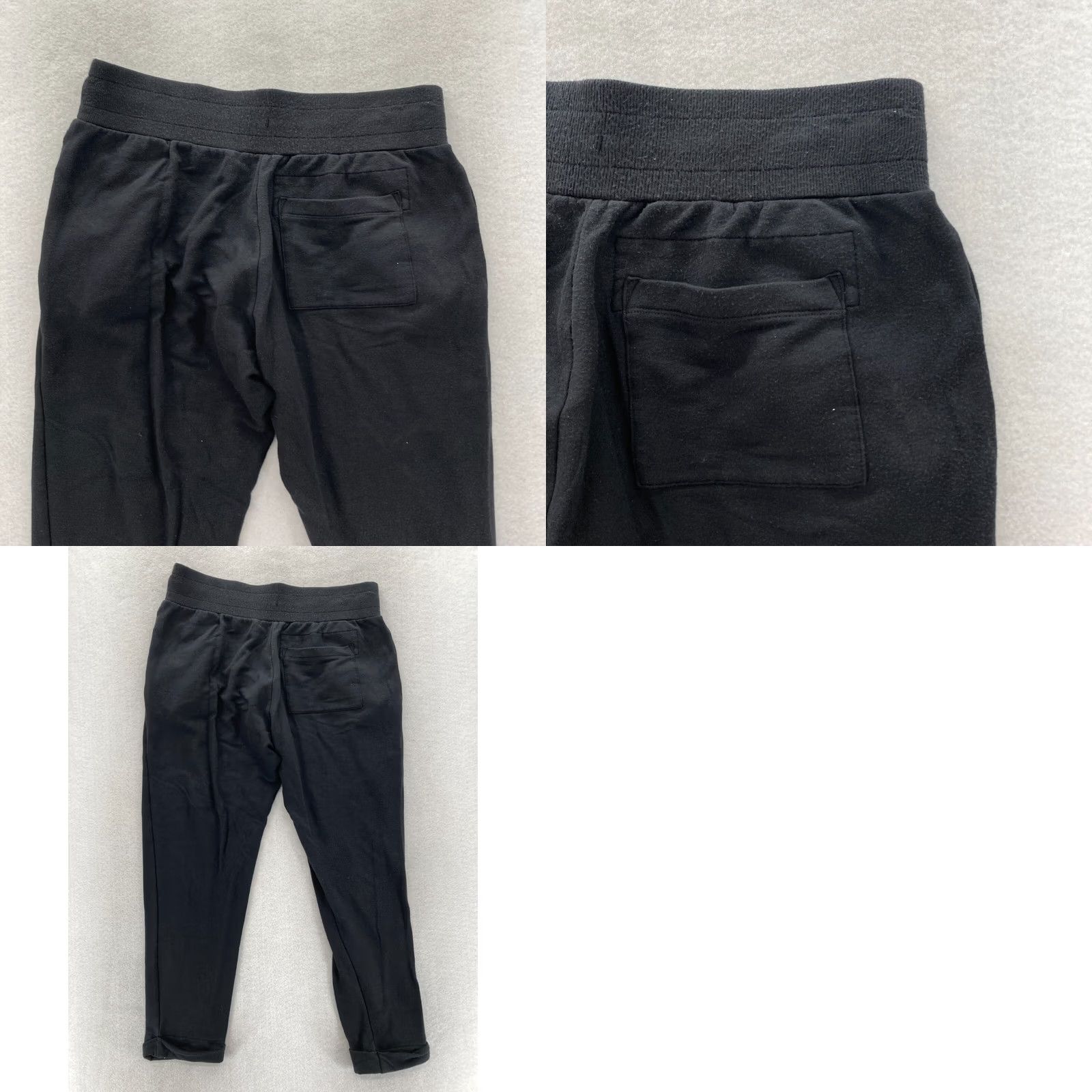 Athleta Athleta Luxe Coaster Jogger Pants Women Medium Black Cuffed Drawstring Tapered Jogger Pants Black Women Medium Athleta Luxe Coaster Jogger Pants Size 32" / US 10 / IT 46 - 9 Thumbnail