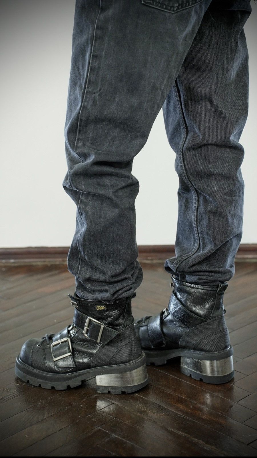 Buffalo London Dirk Bikkembergs Style Metal Heel PlatformLeather Boots Size US 9 / EU 42 - 5 Thumbnail