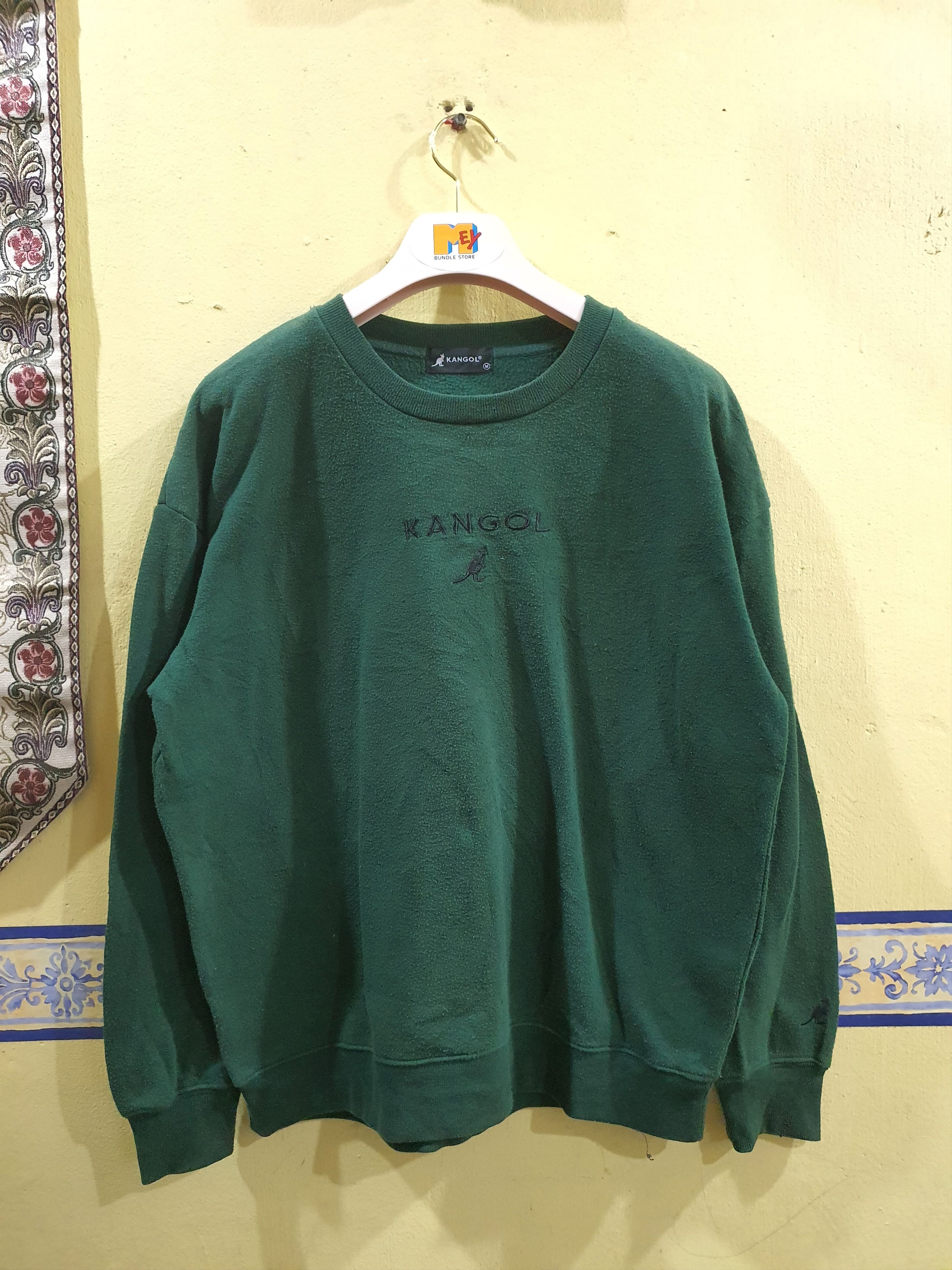 Kangol 90s Kangol crewneck sweatshirt in green cotton. Size US M / EU 48-50 / 2 - 1 Thumbnail