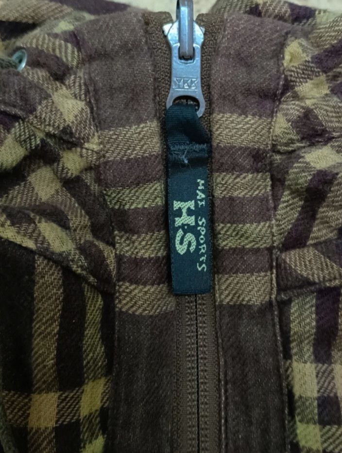 Hai Sporting Gear Vintage 80s Issey Miyake Hai Sports Gear Flannel Hoodie Size US M / EU 48-50 / 2 - 9 Thumbnail