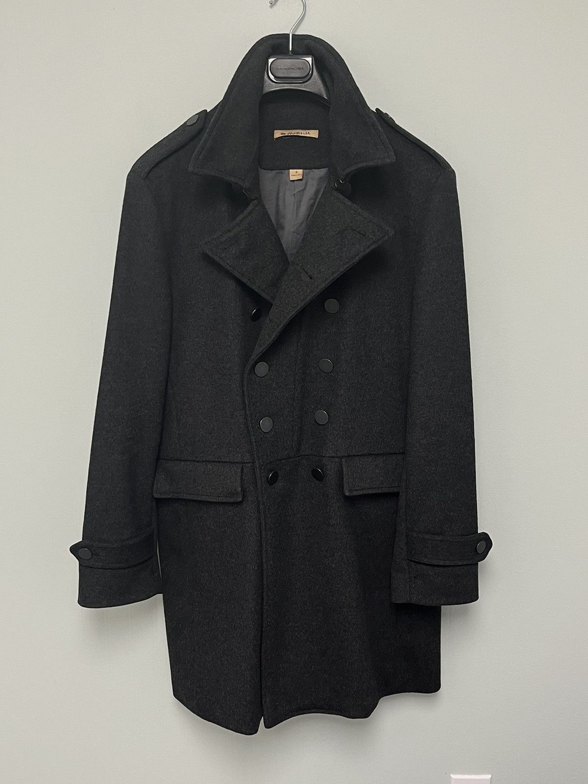 John Varvatos Double breasted coat. Small Size US S / EU 44-46 / 1 - 14 Thumbnail