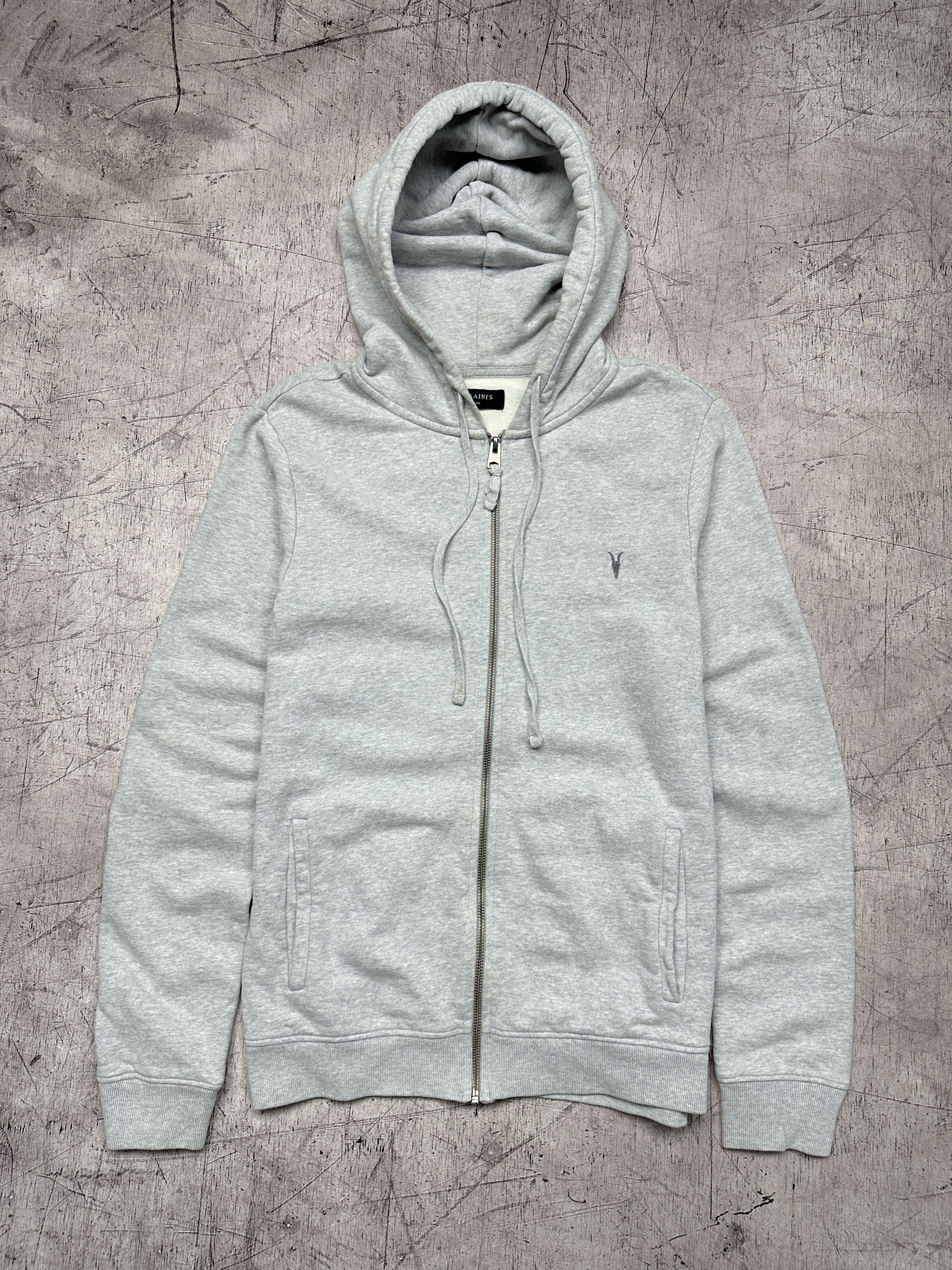 Allsaints Allsaints Mens Raven Full Zip Hoodie Size US S / EU 44-46 / 1 - 1 Thumbnail