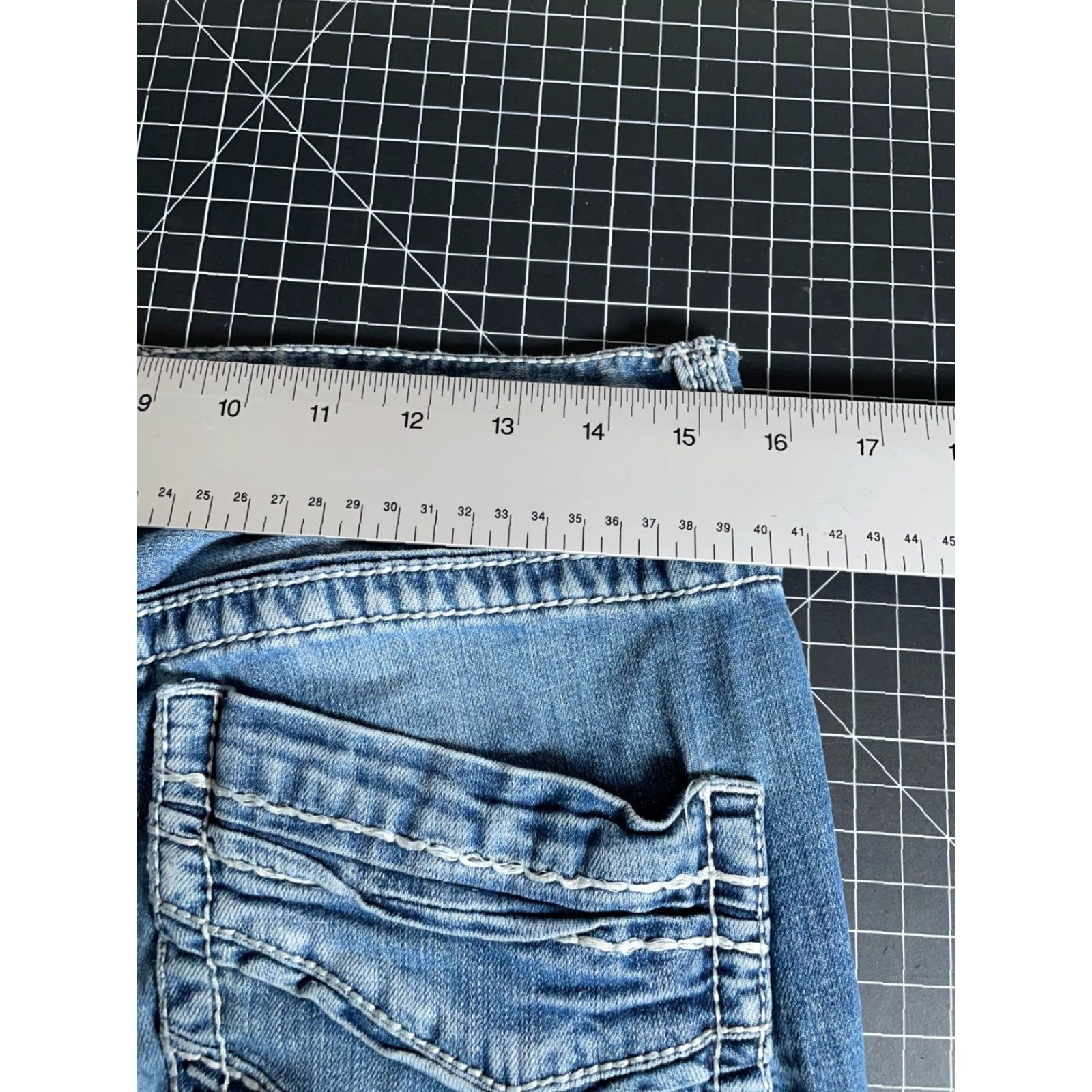 Vintage VINTAGE Buckle BKE Tyler Bootcut Jeans Men’s 30 x 30 Blue Denim Stretch Low Rise Grunge Retro Size US 30 / EU 46 - 5 Thumbnail