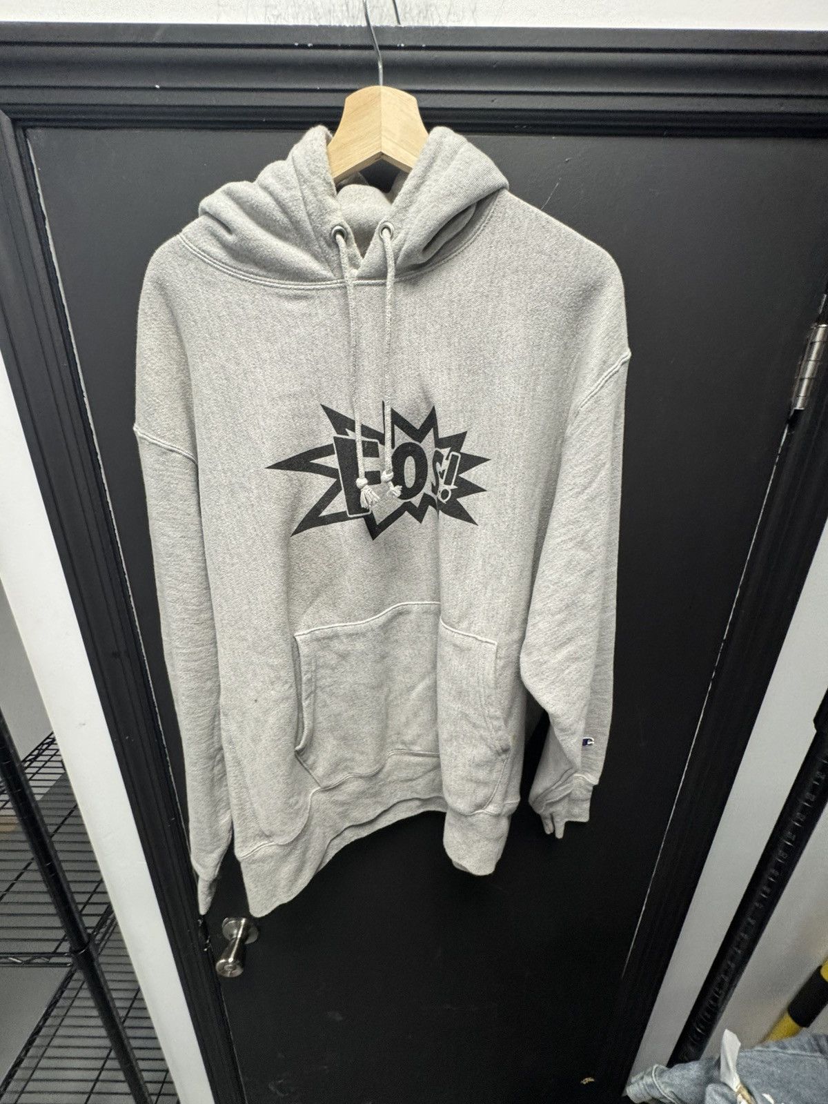 Virgil Abloh Brooklyn Museum FOS CAT Hoodie Heather Grey