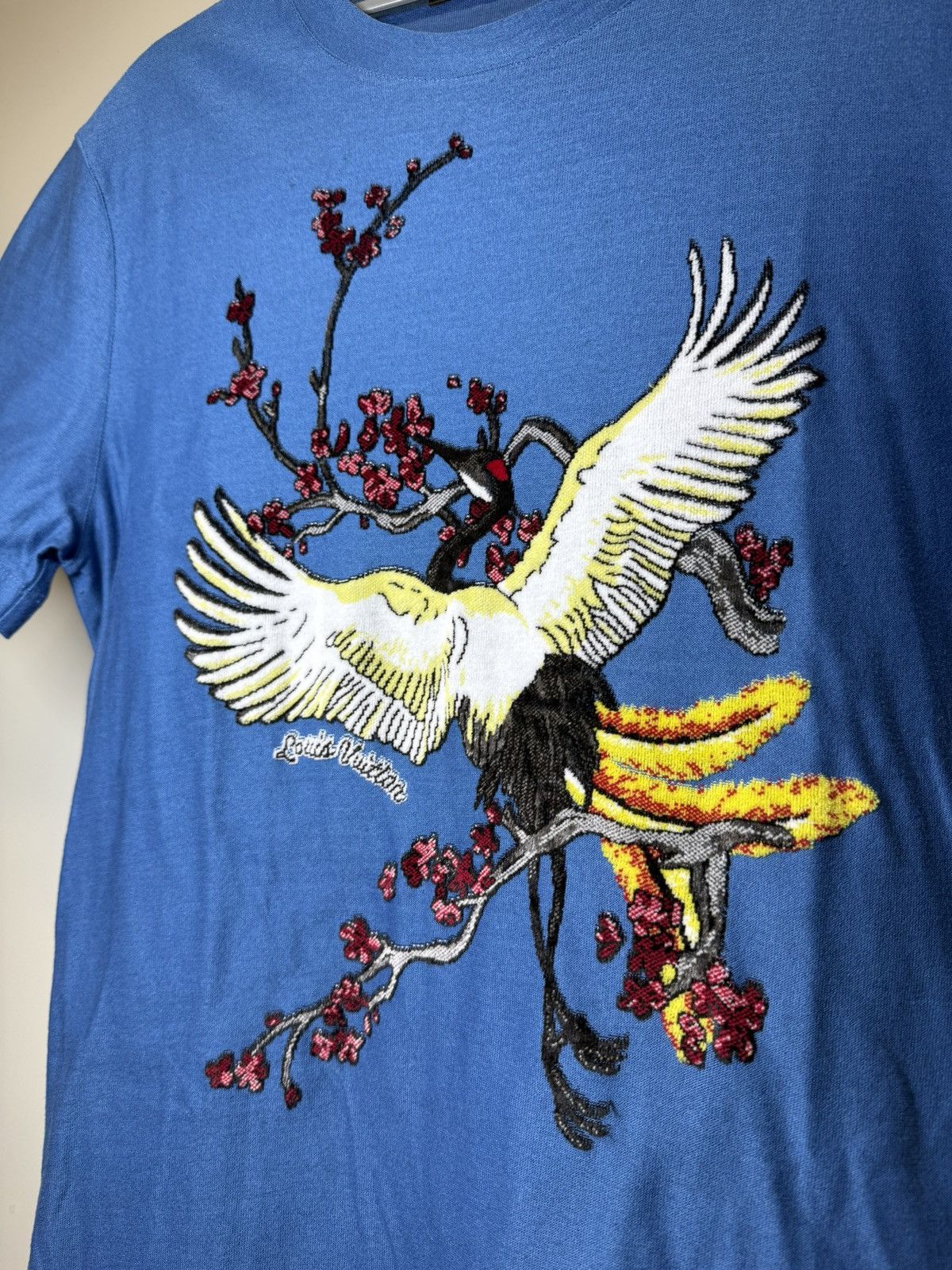 Louis Vuitton Louis Vuitton crane tee Size US S / EU 44-46 / 1 - 2 Thumbnail