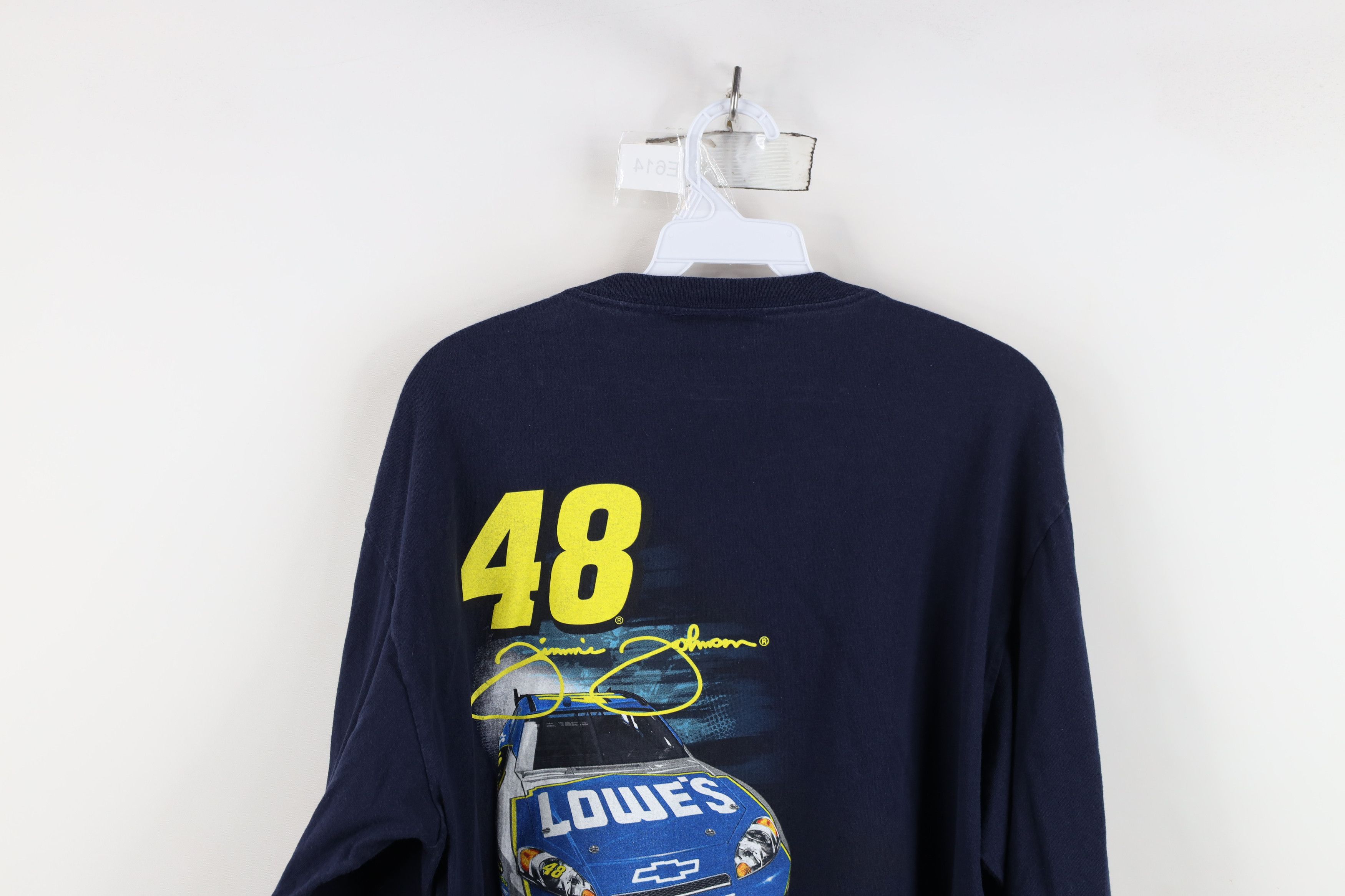 Vintage Vintage Y2K NASCAR Jimmie Johnson Racing Long Sleeve T-Shirt Size US L / EU 52-54 / 3 - 14 Thumbnail