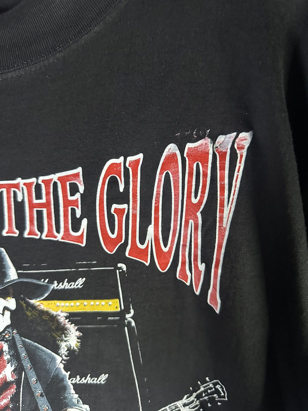 Vintage Rare Vintage 80’s Marshall Amplification Punk skull t-shirt Size US L / EU 52-54 / 3 - 3 Thumbnail