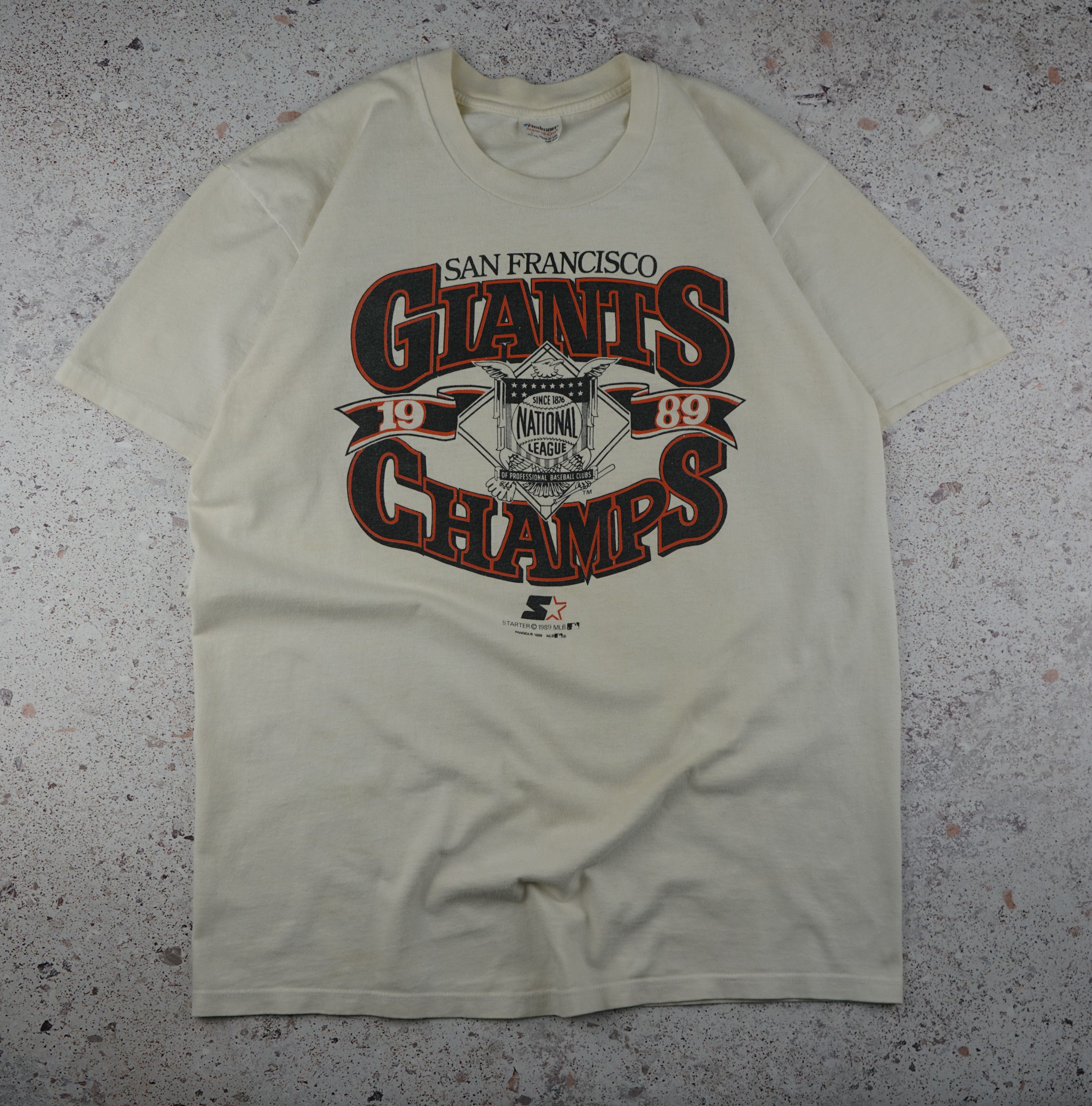 MLB × Vintage Vintage San Francisco Giants Champs 1989 T Shirt Size US M / EU 48-50 / 2 - 1 Thumbnail