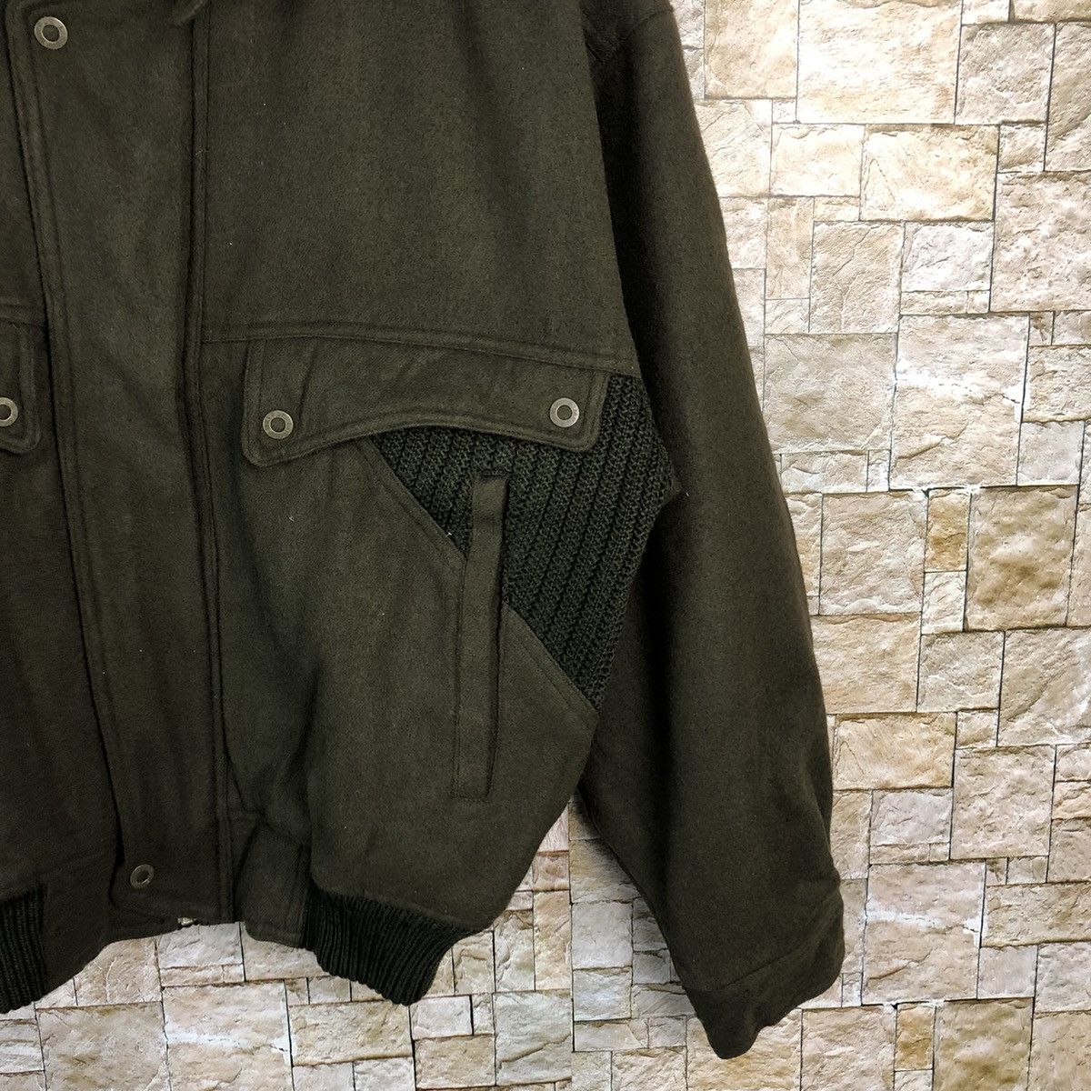 Japanese Brand Simple Life Green Bombers Jacket #A883 Size US S / EU 44-46 / 1 - 8 Thumbnail