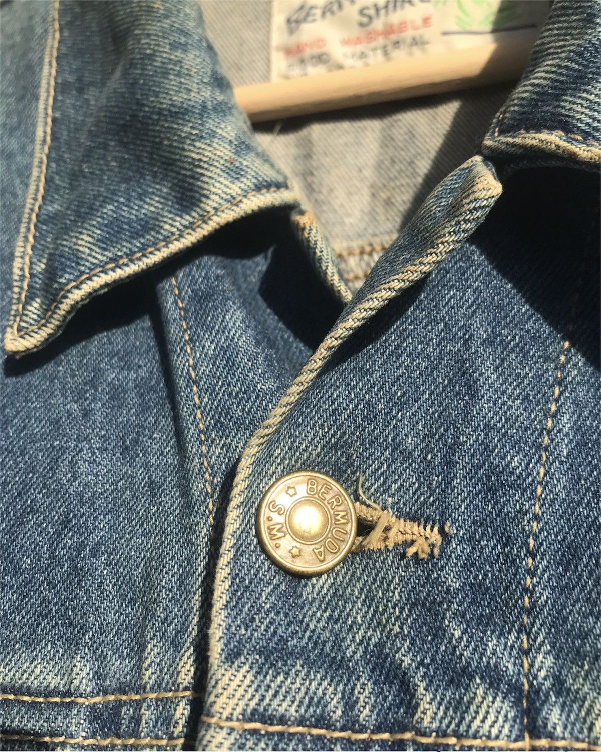 Vintage Vintage Bermuda Denim Jacket Size US L / EU 52-54 / 3 - 10 Thumbnail
