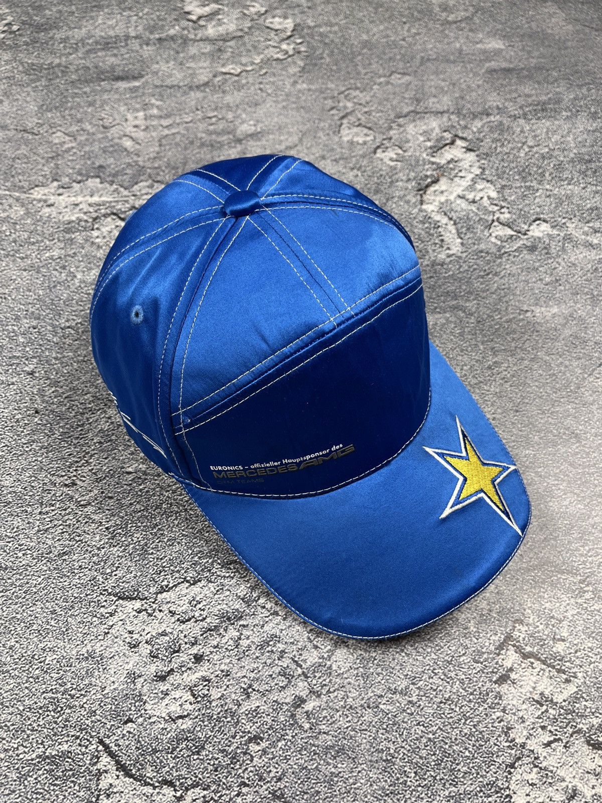 Mercedes-Benz × Vintage Vintage Mercedes Benz AMG Racing Style 5-Panel Cap Size ONE SIZE - 3 Thumbnail