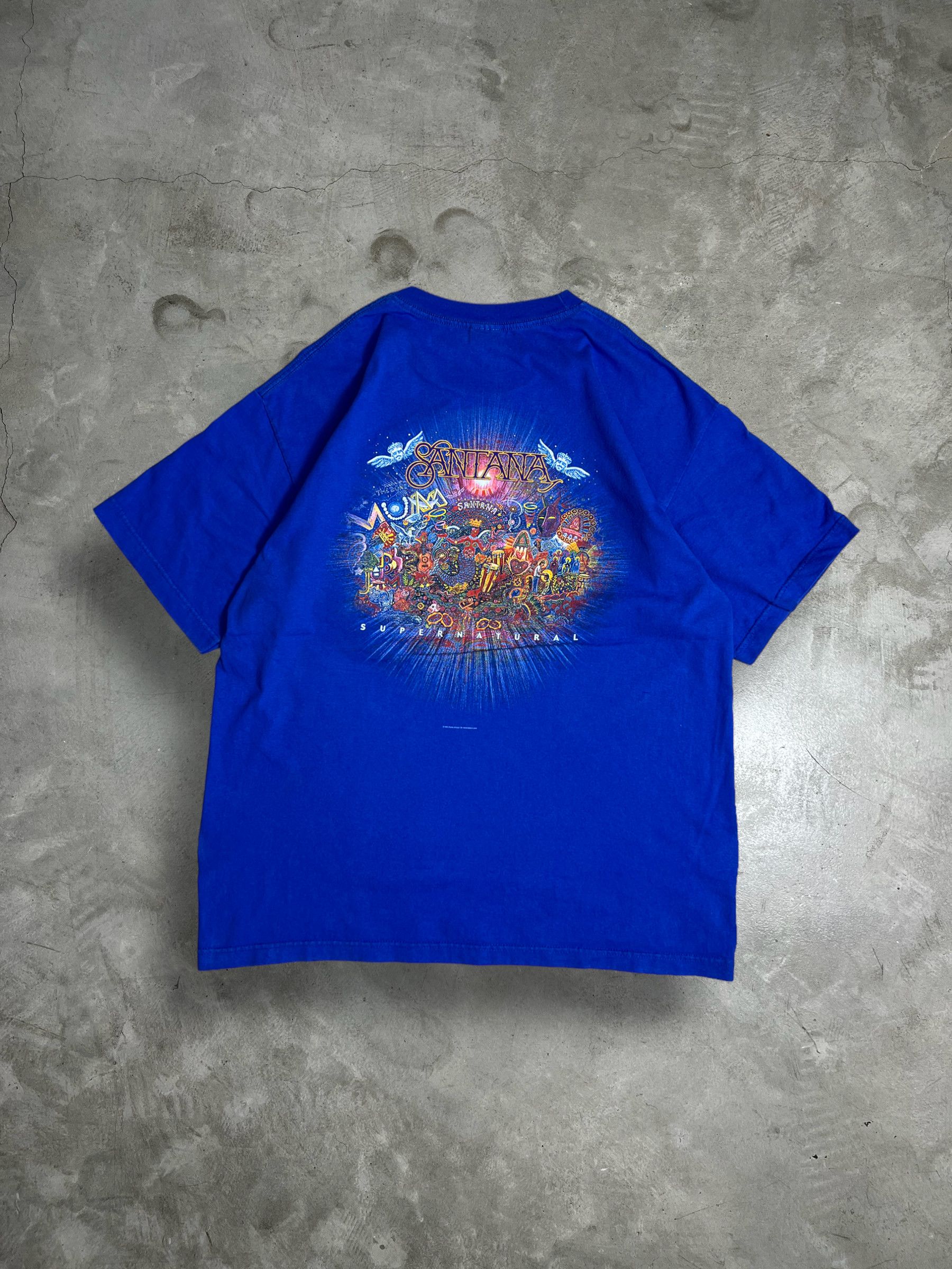 Band Tees Vintage 90s Santana Supernatural Album Promo (XL) GTME301 Size US XL / EU 56 / 4 - 1 Thumbnail