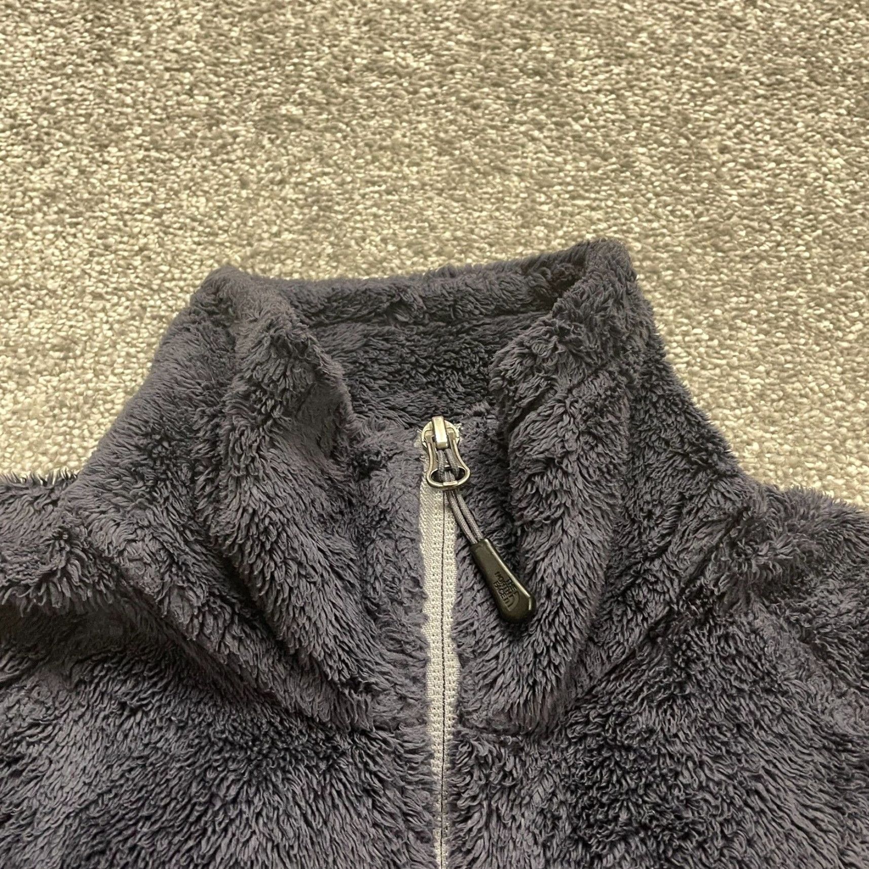 The North Face The North Face Jacket Women XS The North Face Osito C663 Fleece Mid-Length Long Sleeve Zip Pocket Blue White Full Zip Size XS / US 0-2 / IT 36-38 - 5 Thumbnail