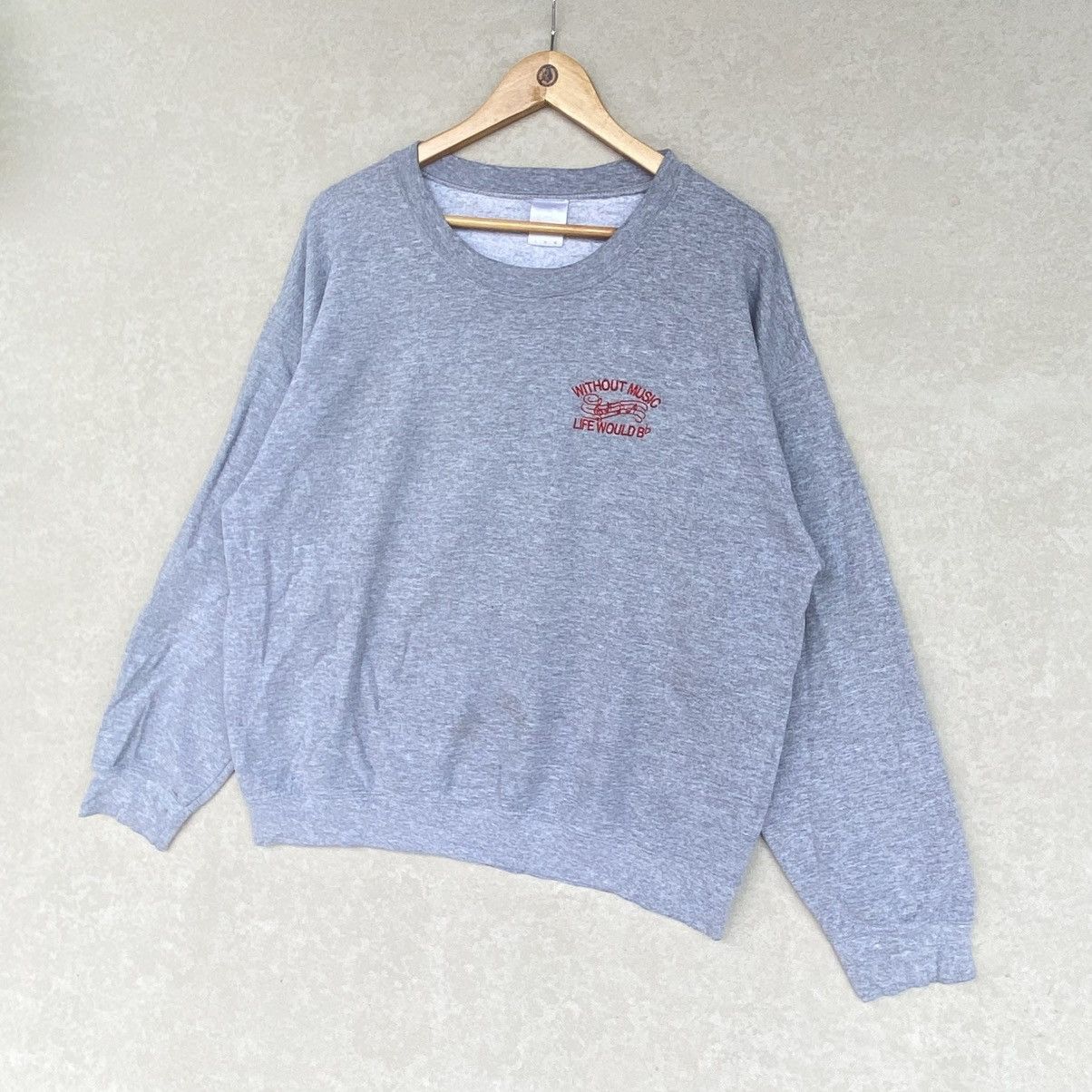 Other Vintage Gildan Heavy Printed Crewneck Sweatshirt Light Gray Size US L / EU 52-54 / 3 - 2 Thumbnail