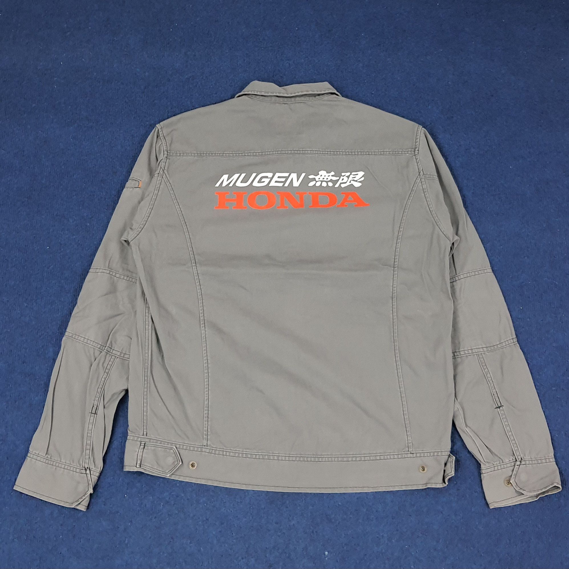 Japanese Brand × Vintage Vintage Mugen Honda Japan Racing Motorsports Jacket C229N19 Size US M / EU 48-50 / 2 - 1 Thumbnail