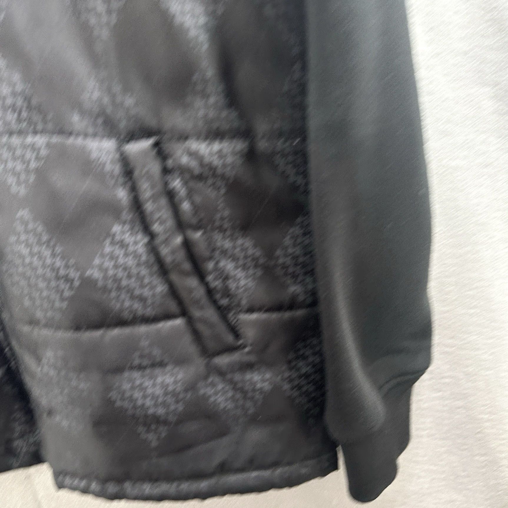 Avirex AVIREX Jacket Mens L Black Quilted Puffer Coat Full Zip Vintage Style 90s Preppy Retro Stand-Up Collar Mid-Length 48 in Chest Mens Size US L / EU 52-54 / 3 - 6 Thumbnail