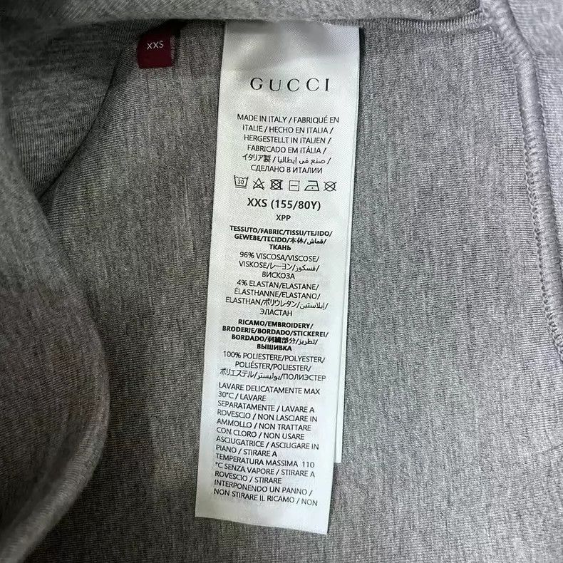 Gucci Gucci Letter logo embroidery space cotton hooded sweatshirt Size US XXS / EU 40 - 5 Thumbnail