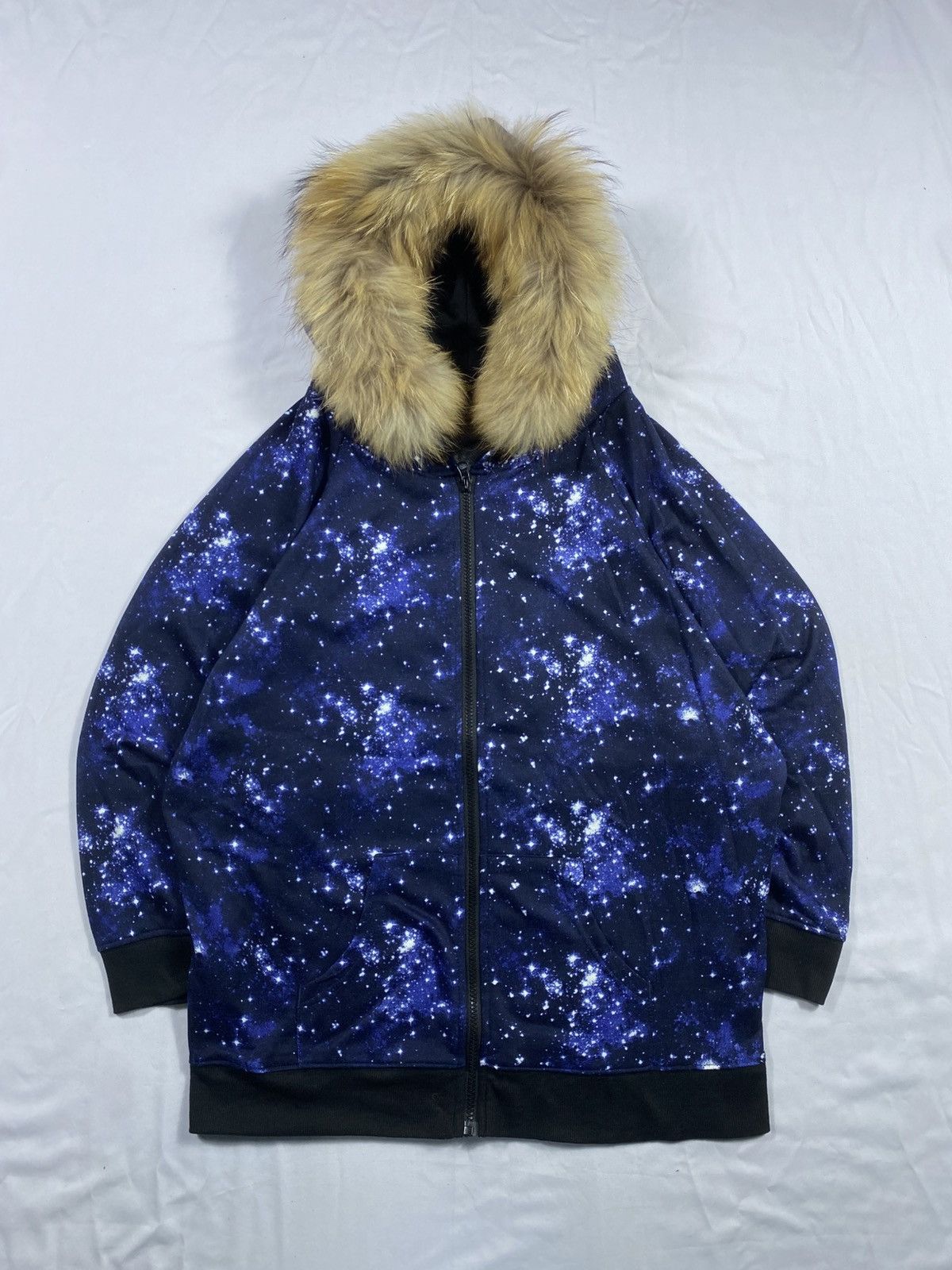 Hysteric Glamour GALYGE ABSTRAK JAPANESE FUR ZIP HOODIE Size US L / EU 52-54 / 3 - 1 Thumbnail