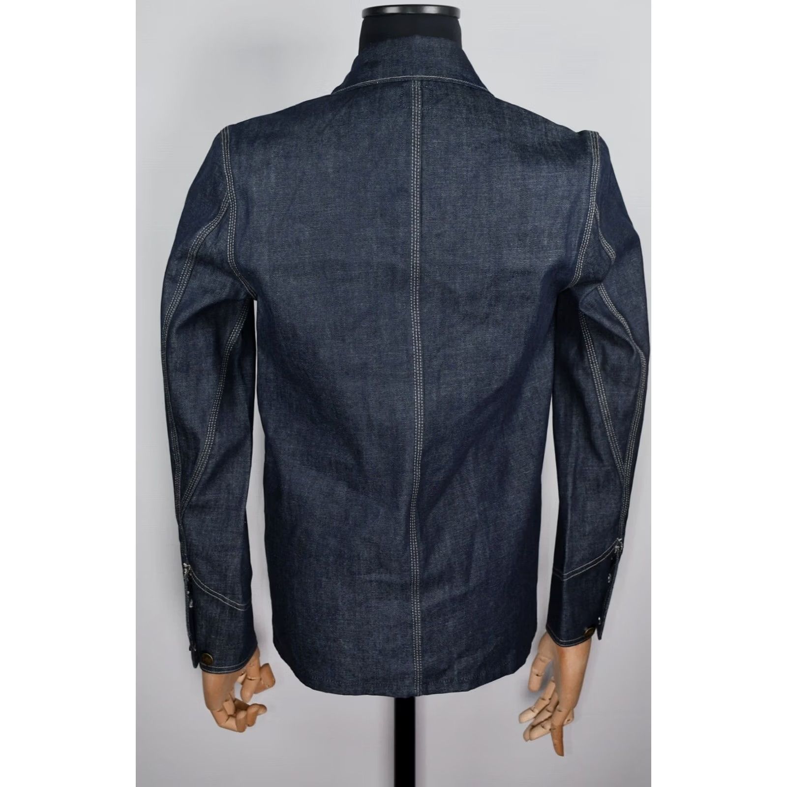 Lee Lee x H&M Denim Jacket XS Mens Blue 80%Cotton 20%True Hemp Casual Denim Jacket XS Mens Lee x H&M Size US XS / EU 42 / 0 - 7 Thumbnail