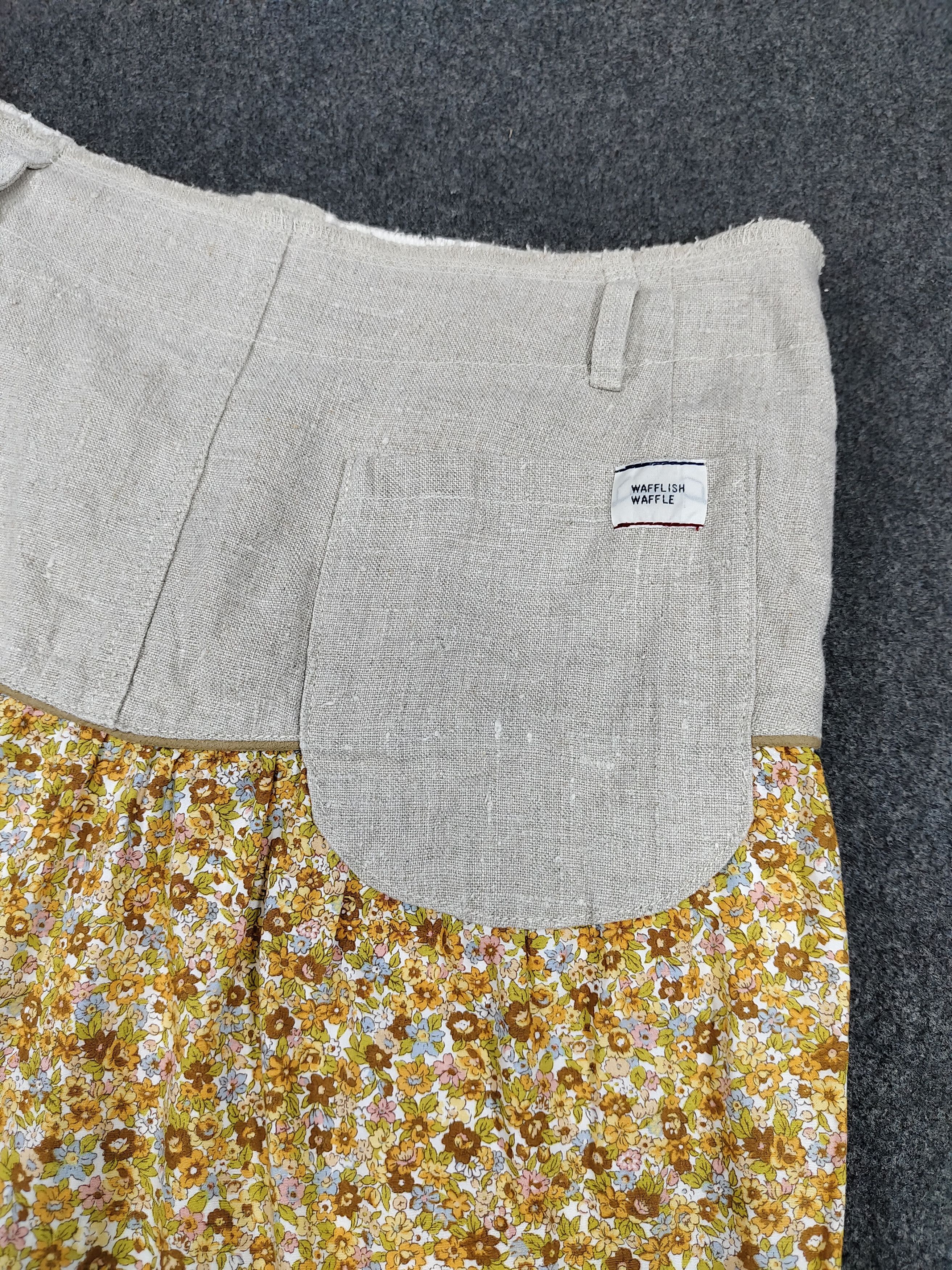 Japanese Brand Wafflist Waffle🇯🇵 Pacthwork Hippie Bohemian Skirt Size 30" / US 8 / IT 44 - 6 Thumbnail
