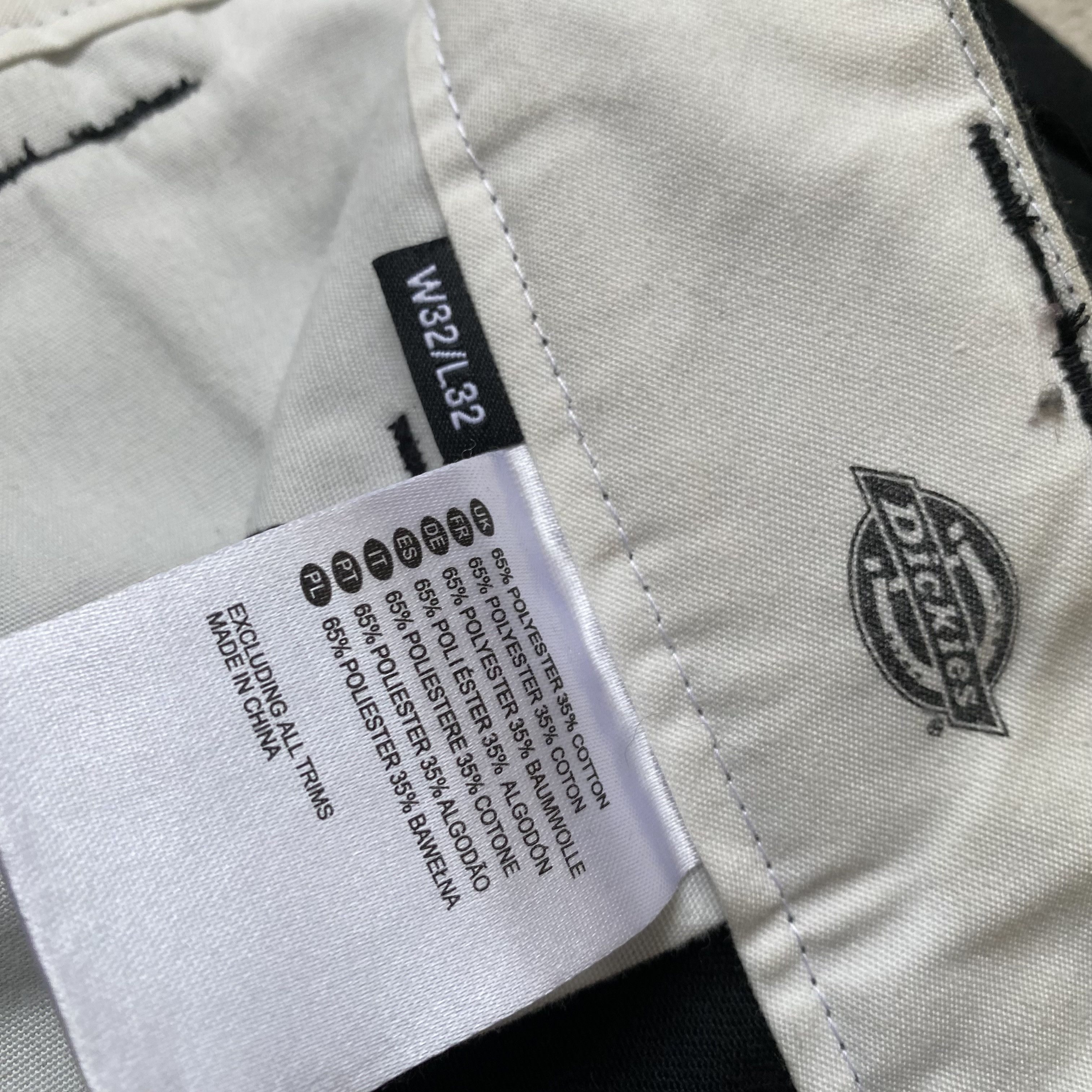 Dickies Vintage Diskies Work pants Slim Chinos Skater trousers Size US 32 / EU 48 - 4 Thumbnail