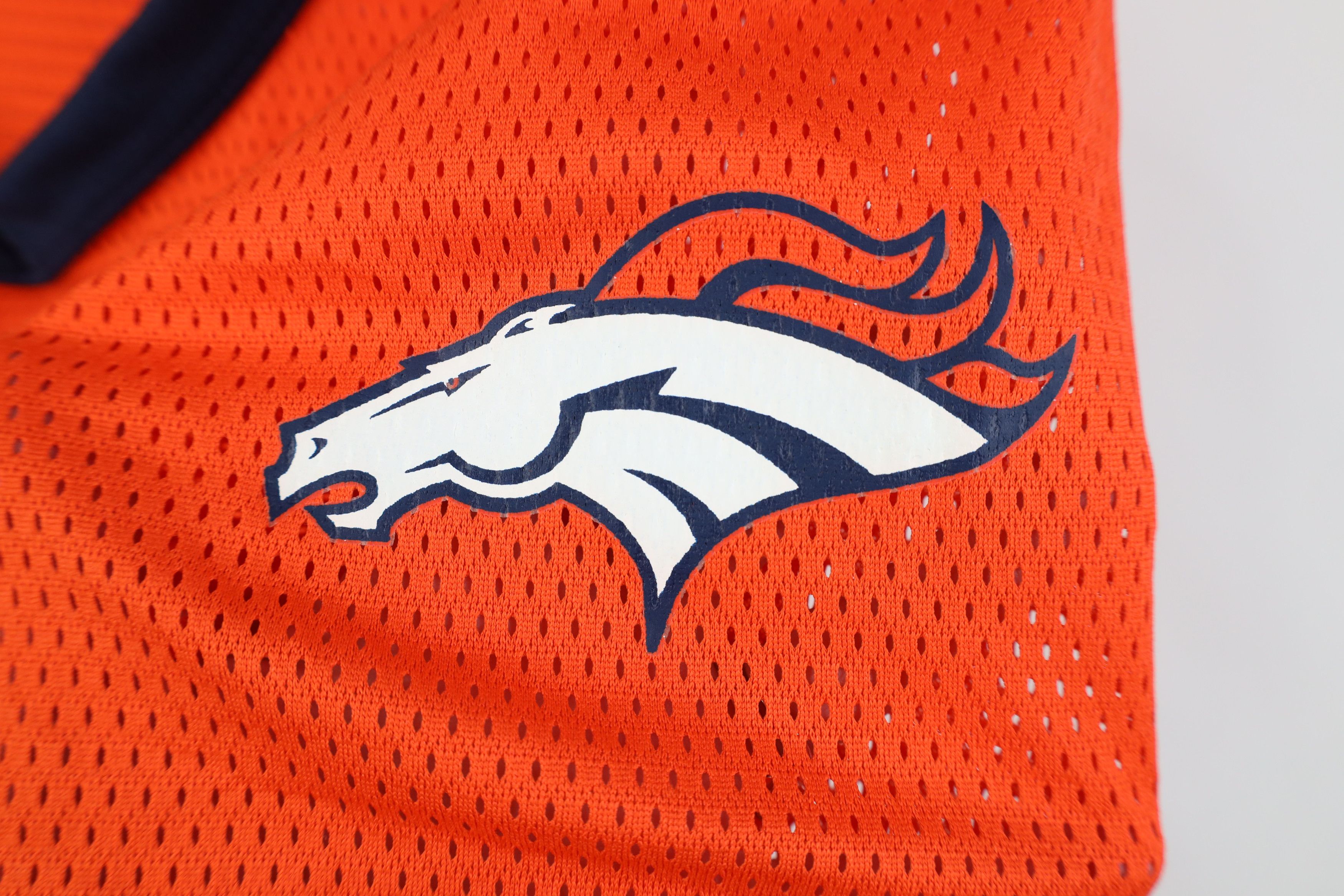 Vintage Vintage 90s Y2K Broncos Football Jersey Orange Mesh #13 Size L / US 10 / IT 46 - 4 Thumbnail