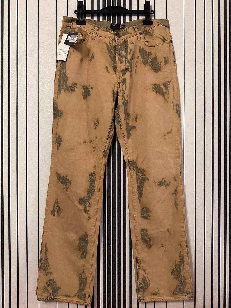 Roberto Cavalli Just cavalli by Roberto Rarest Bleached Y2k Denim Pants Size US 37 - 1 Thumbnail