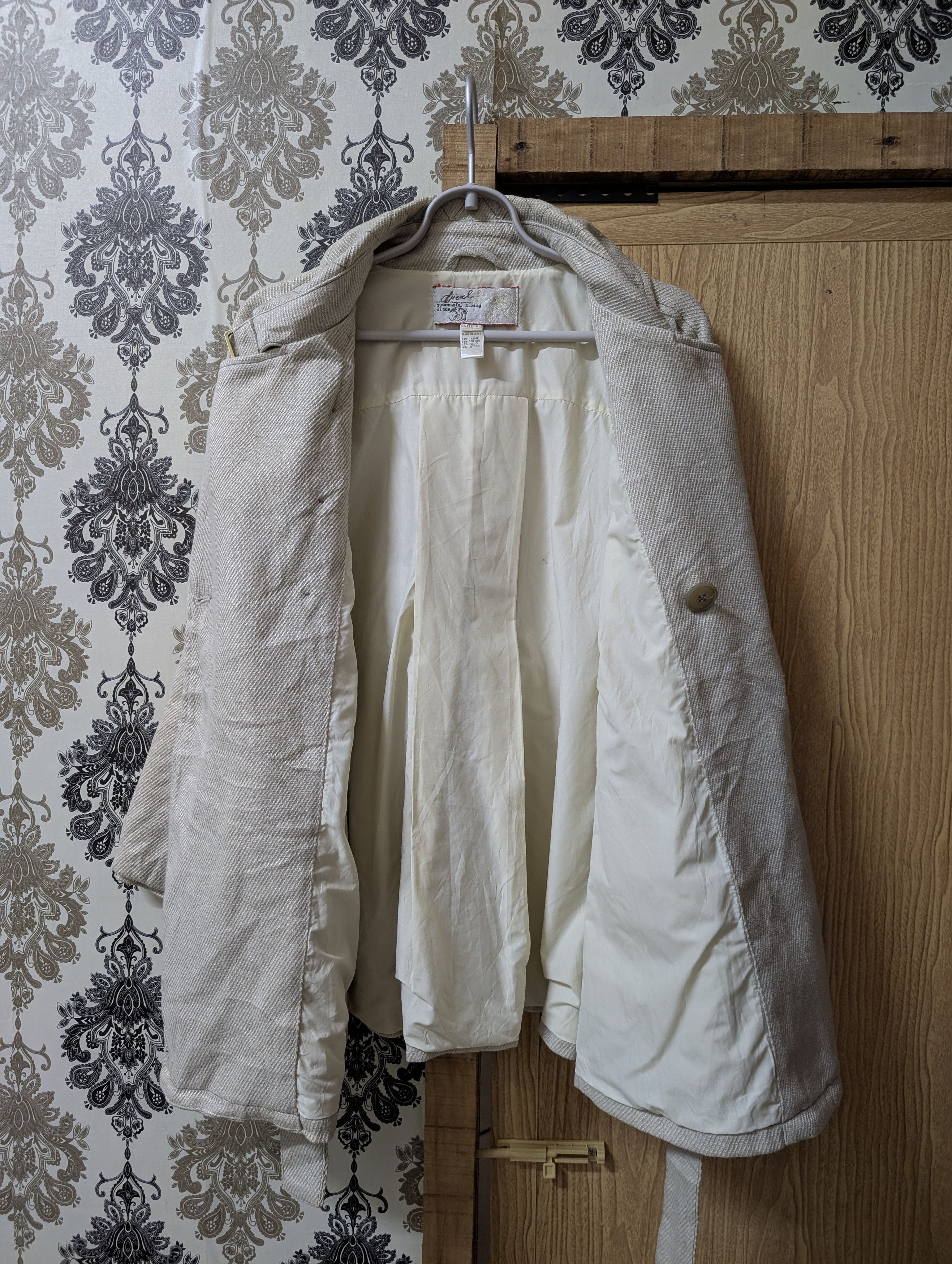 Diesel Vintage Diesel Artisanal Cotton Belted Jacket Wrap Coat Size M / US 6-8 / IT 42-44 - 3 Thumbnail