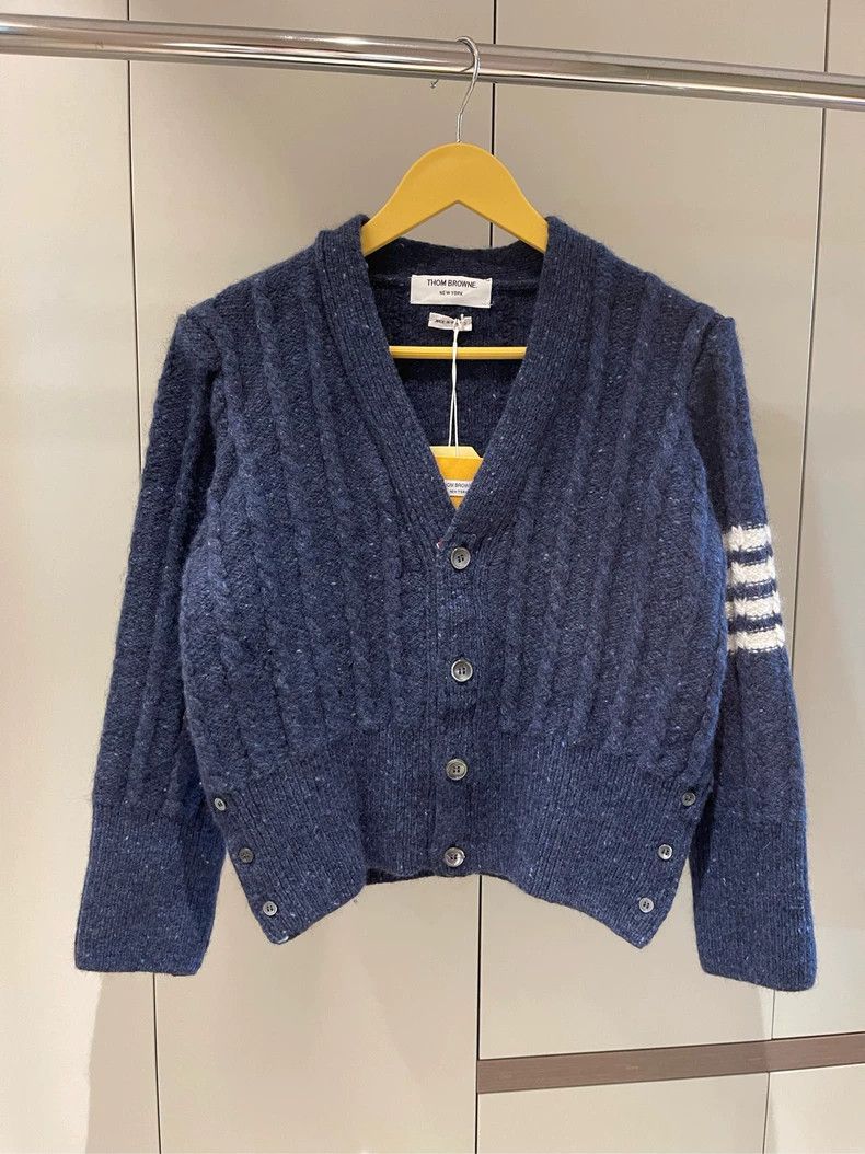 Thom Browne Thom browne Size 1 Dark blue classic four-striped short tw Size S / US 4 / IT 40 - 2 Thumbnail