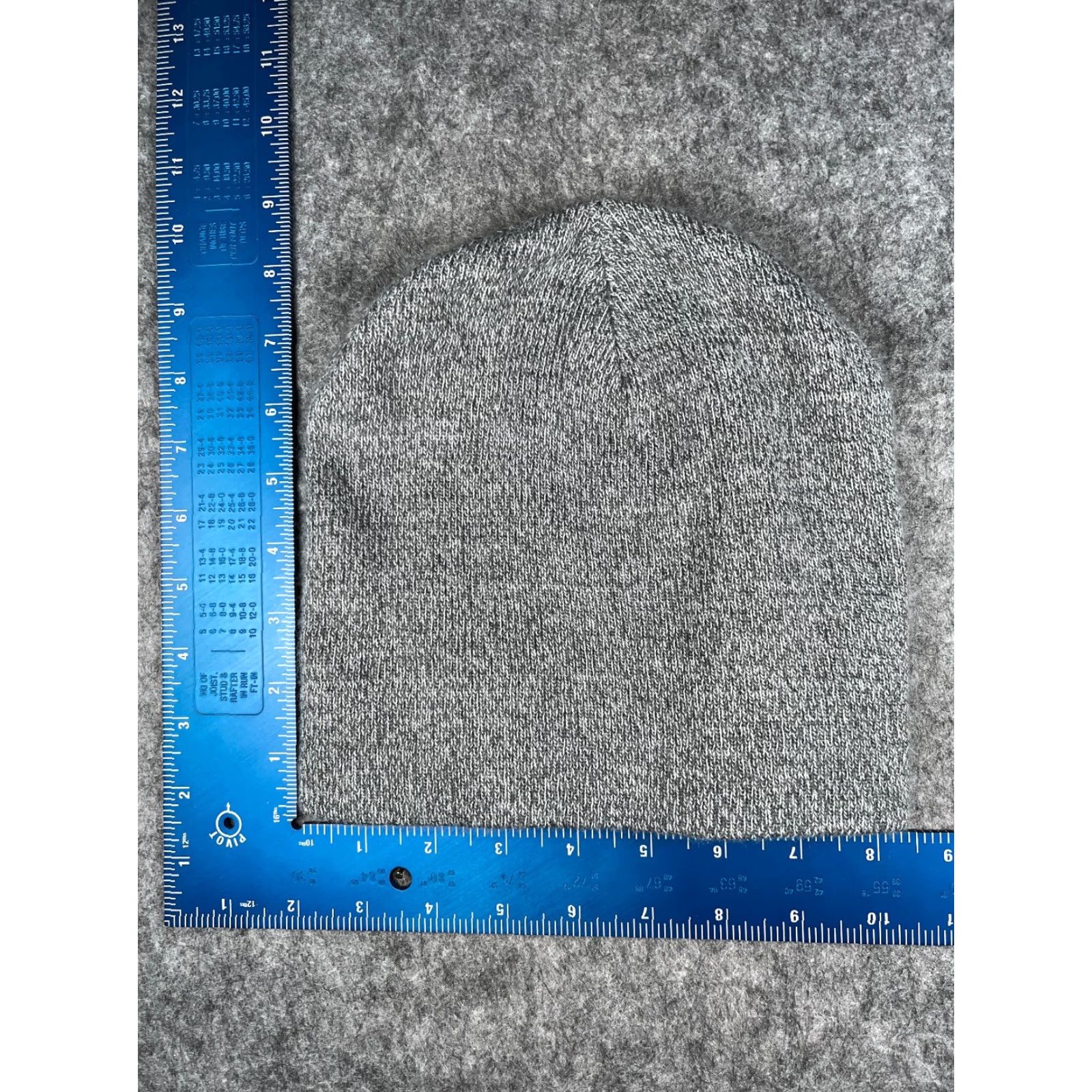 Vintage Crossland Beanie Hat Adult One Size Gray 100% Acrylic Knit Embroidered Beanie Seasonal Outdoor Ski Logo Mens Women Size ONE SIZE - 4 Thumbnail