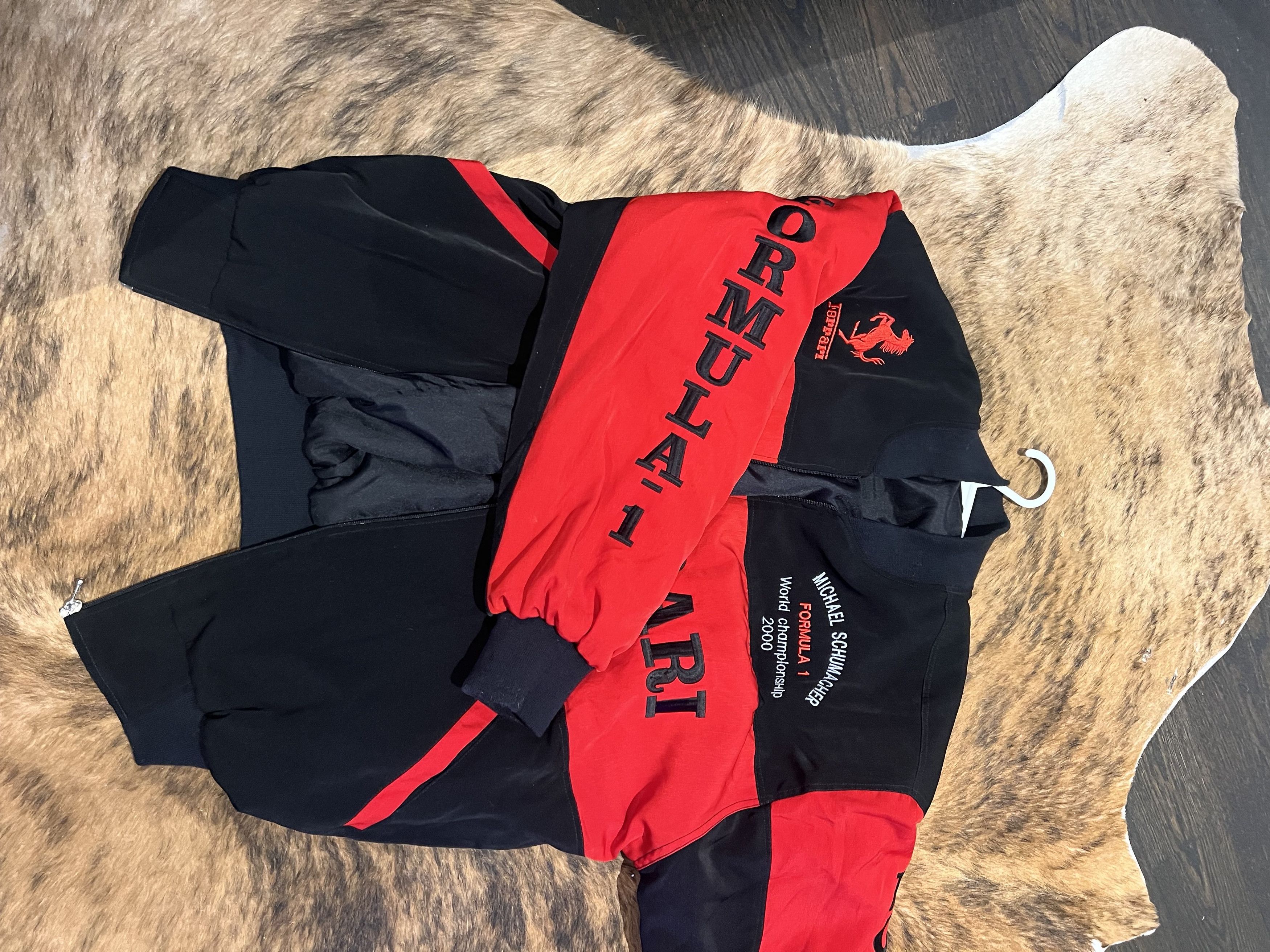 Formula 1 Michael Schumacher/Ferrari Vintage Bomber Jacket Size US XL / EU 56 / 4 - 5 Thumbnail