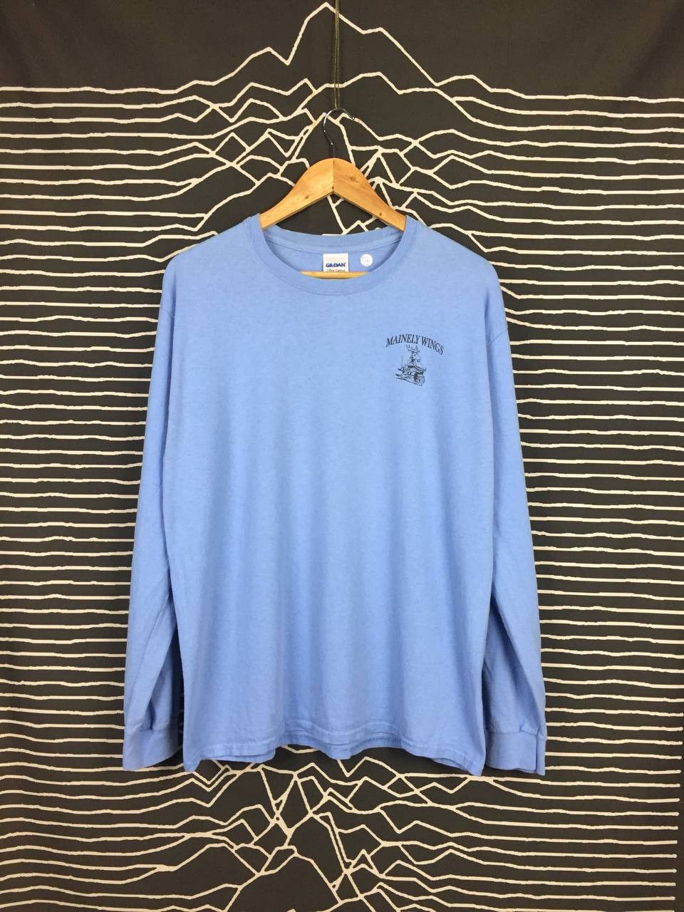 Gildan × Vintage Vtg Mainely Wings GWRRA Road Riders Longsleeve Tee Size US L / EU 52-54 / 3 - 4 Thumbnail