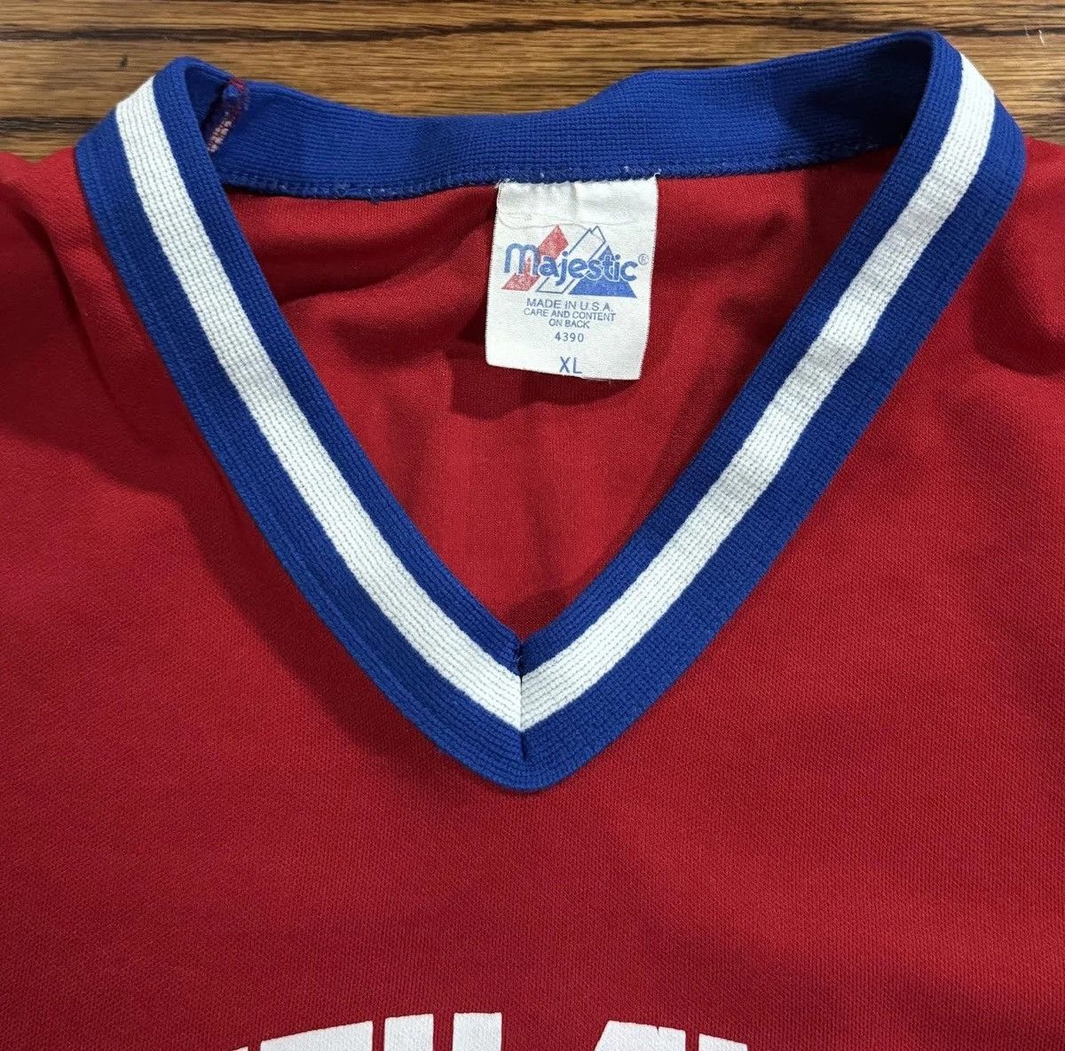 Majestic Vintage Majestic South Shore In Memory Twin Towers Jersey Size US XL / EU 56 / 4 - 2 Thumbnail