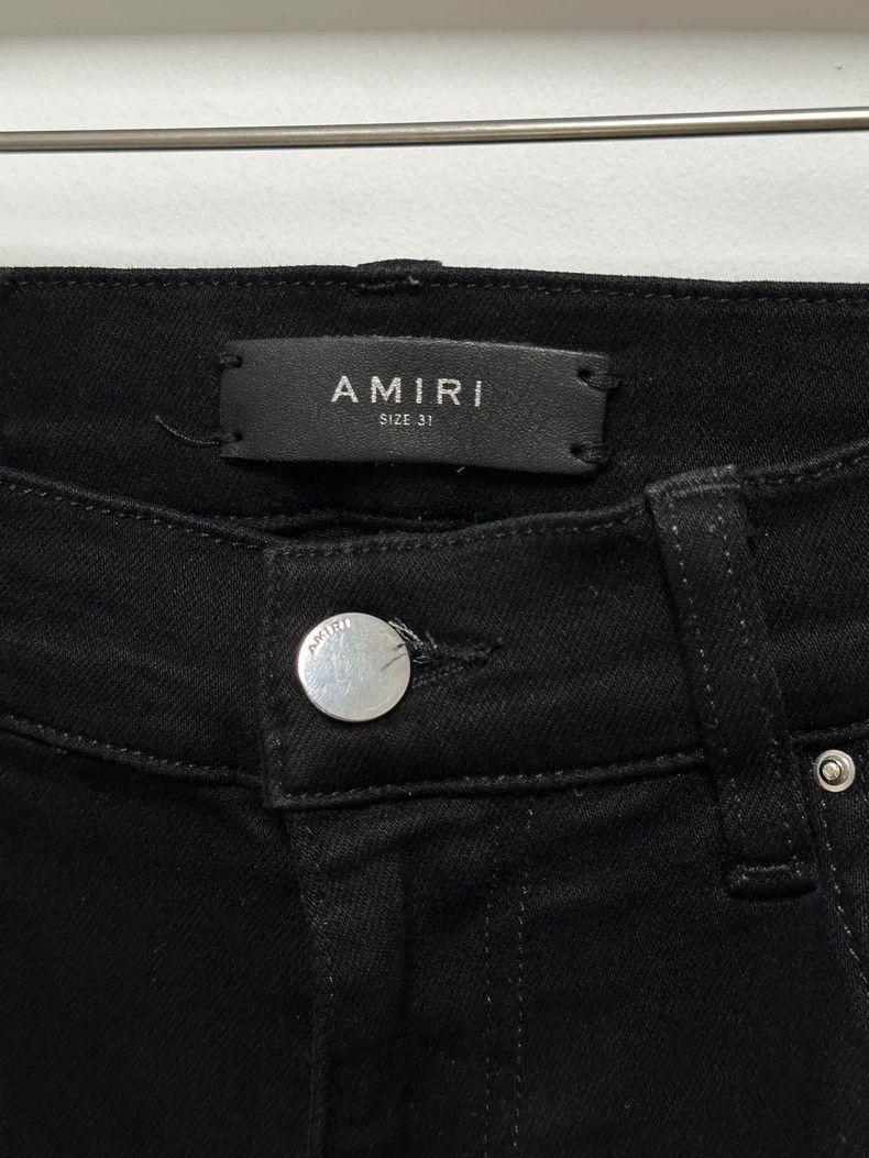 Amiri Amiri Black Distressed Denim Pants-2506 Size US 31 - 4 Thumbnail