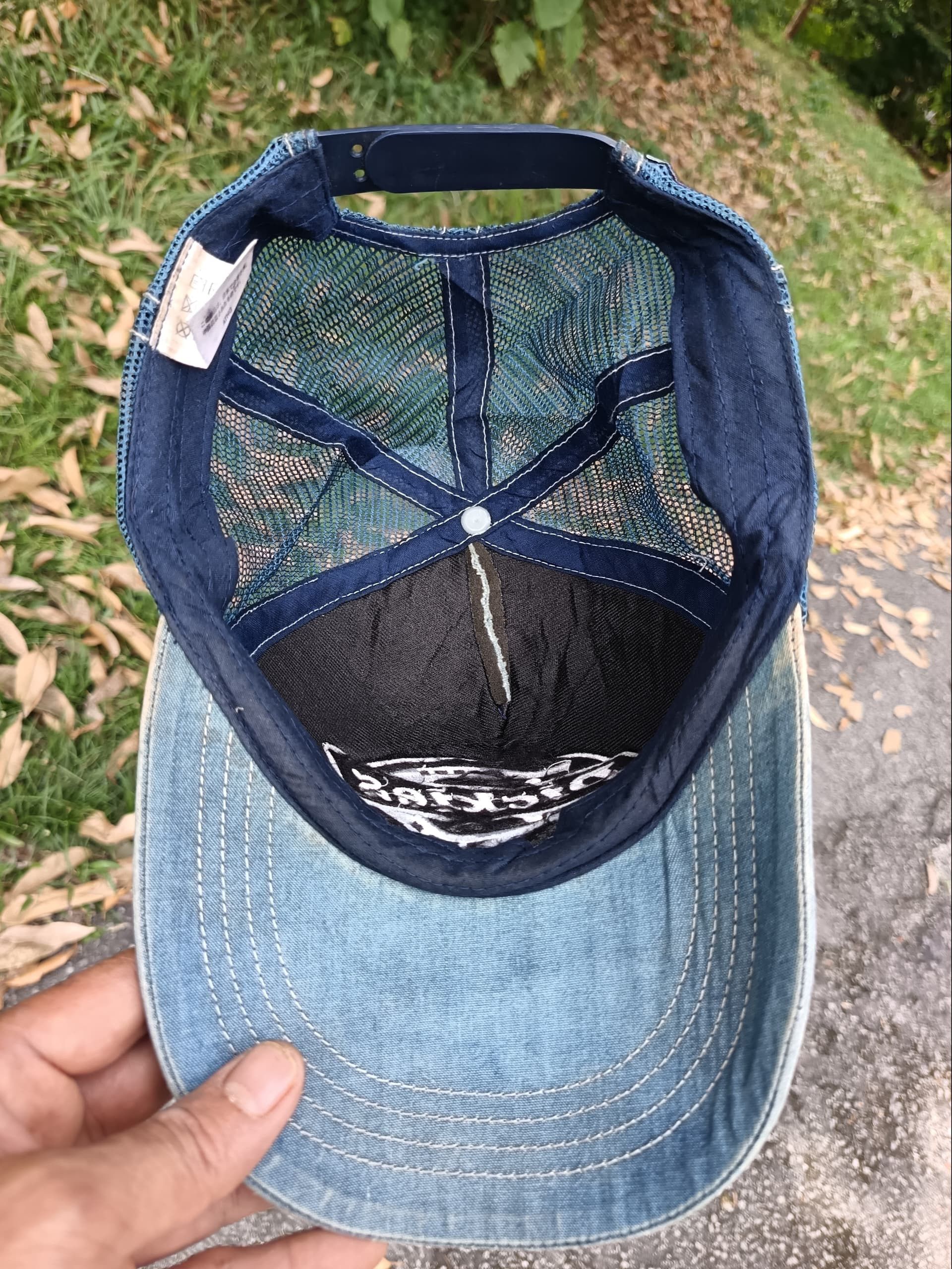 Dickies × Vintage 90s vintage dickies big logo trucker snapback made in Japan Size ONE SIZE - 5 Thumbnail