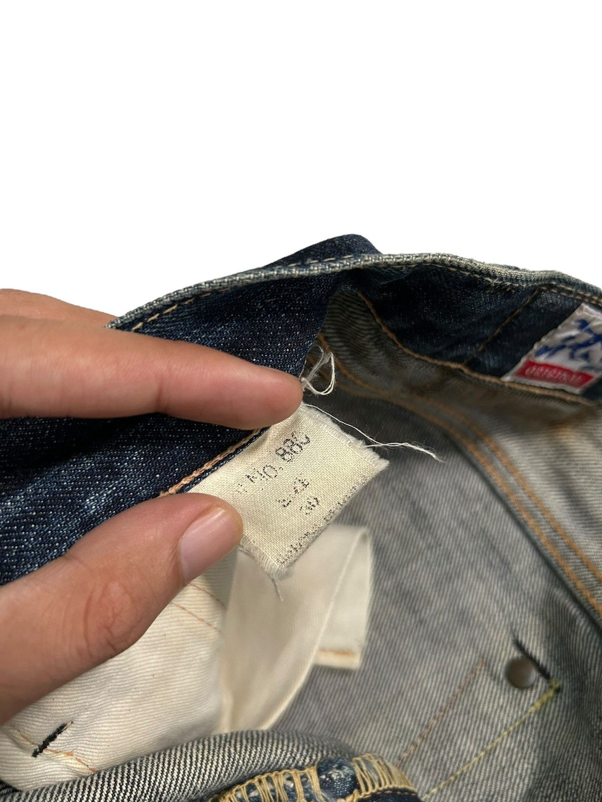 Japanese Brand × Kapital × Vintage eight-G Selvedge Distressed Japanese Denim Jeans Size US 29 - 9 Thumbnail