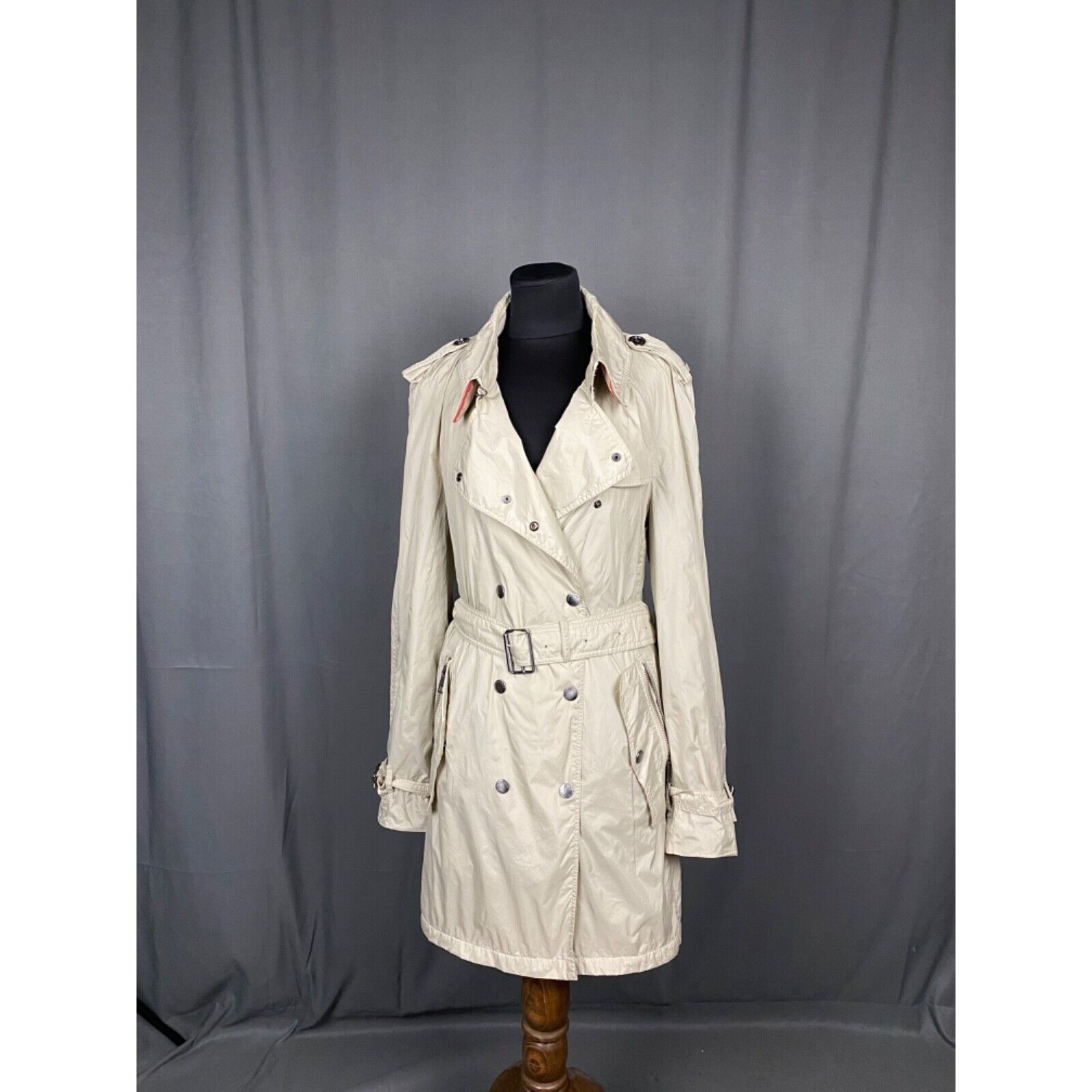 Burberry Burberry Nova Check Beige Double Breasted Trench Coat UK 12 Size L / US 10 / IT 46 - 3 Thumbnail