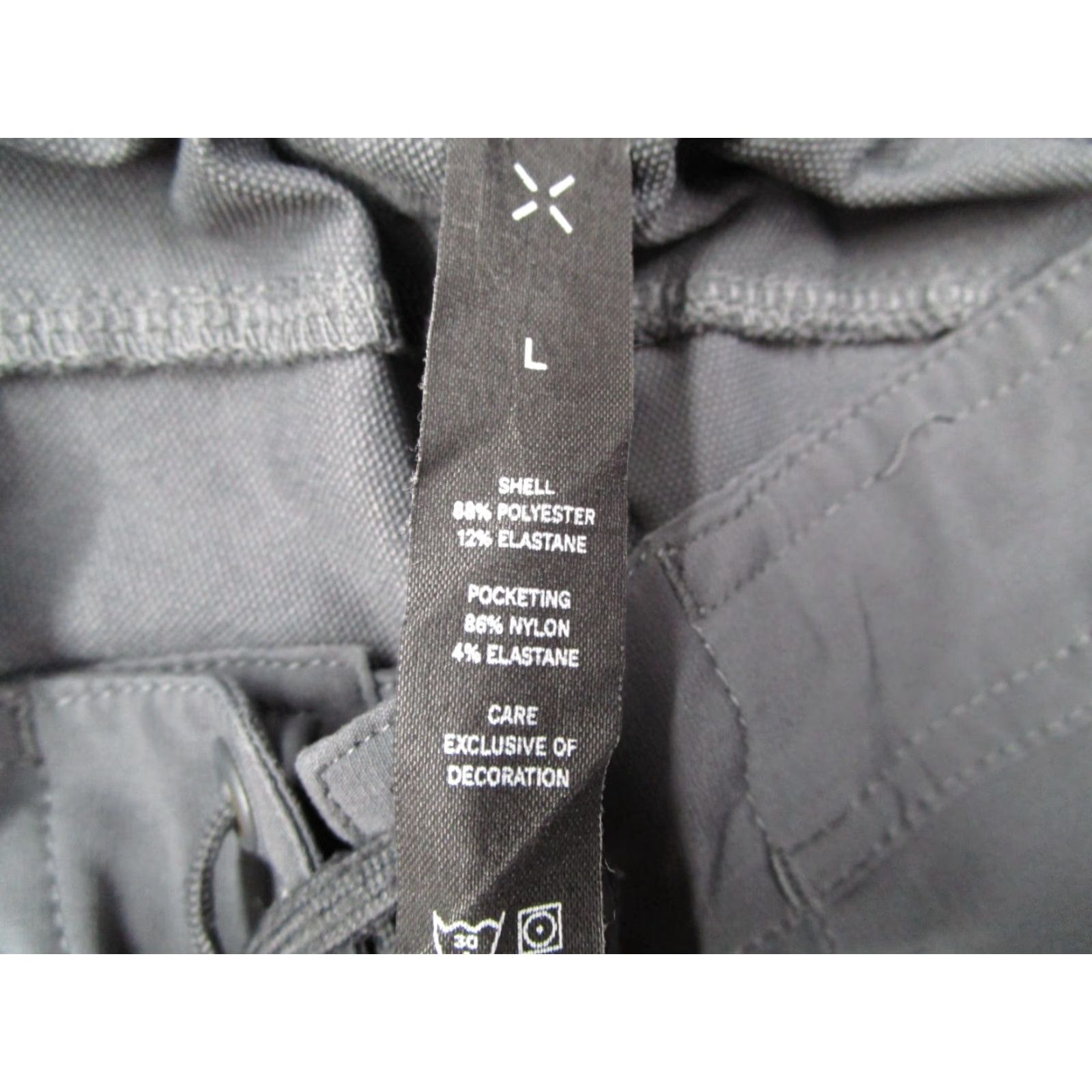 Ten Thousand Ten Thousand Mens Gray Foundation Shorts L Casual Workwear 8" Inseam Drawstring Polyester Blend Size US 33 - 2 Thumbnail